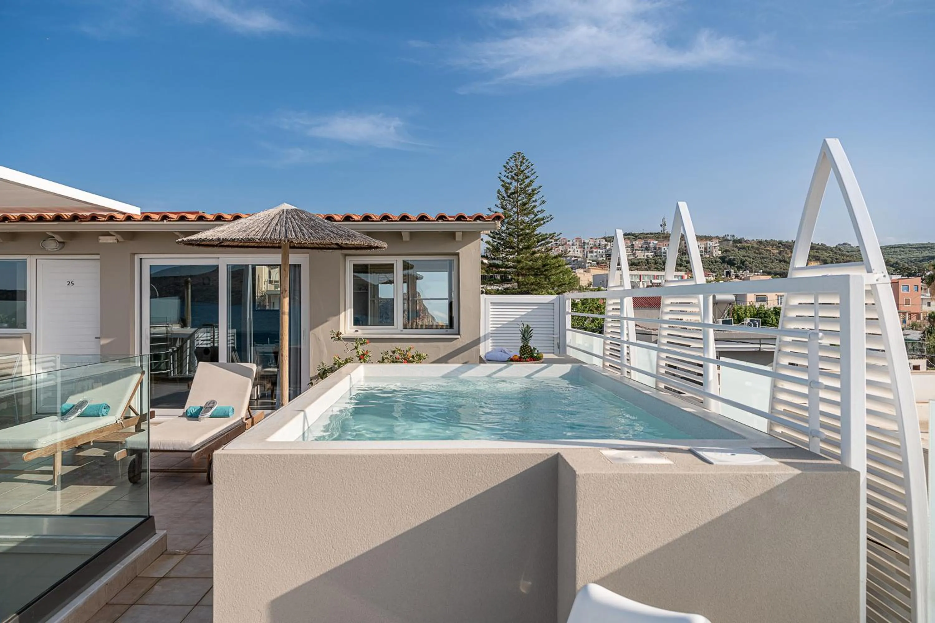 Pool view in Vergina Beach Hotel