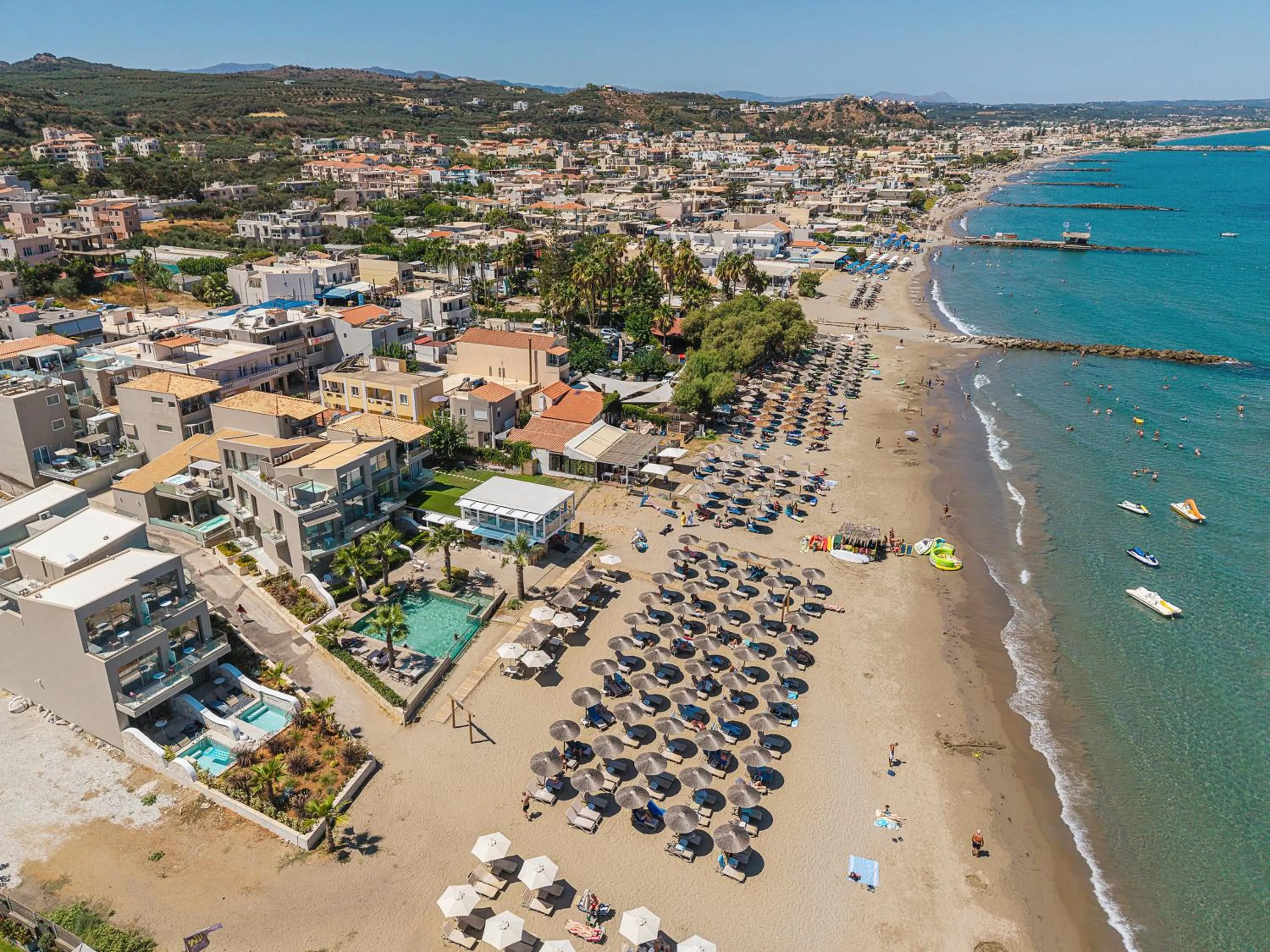 Bird's eye view in Vergina Beach Hotel