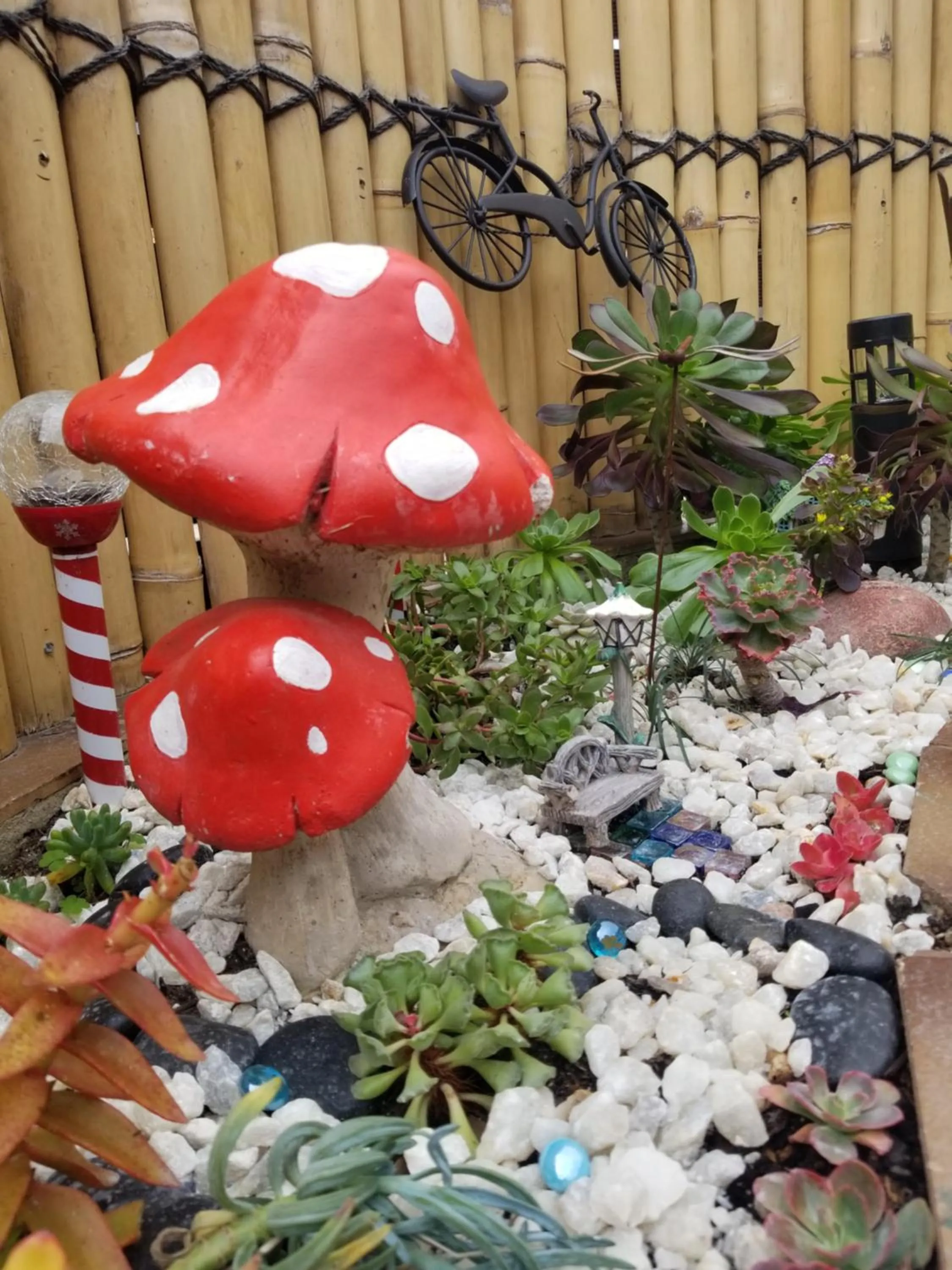 Garden in Sandbar Motel