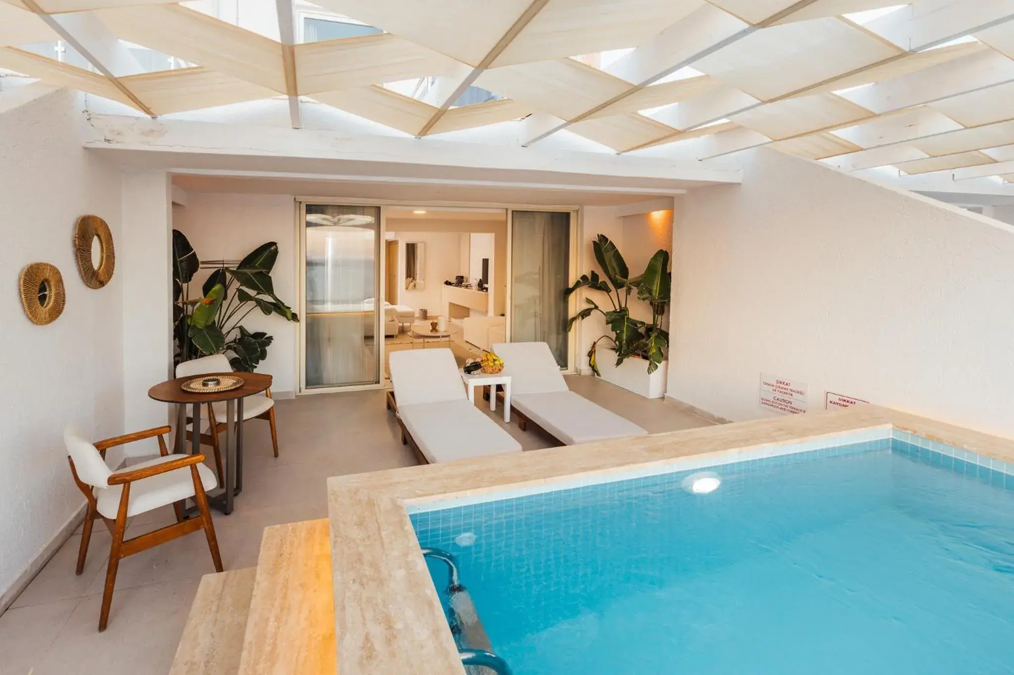 Living room in La Kumsal Hotel Living room in La Kumsal Hotel