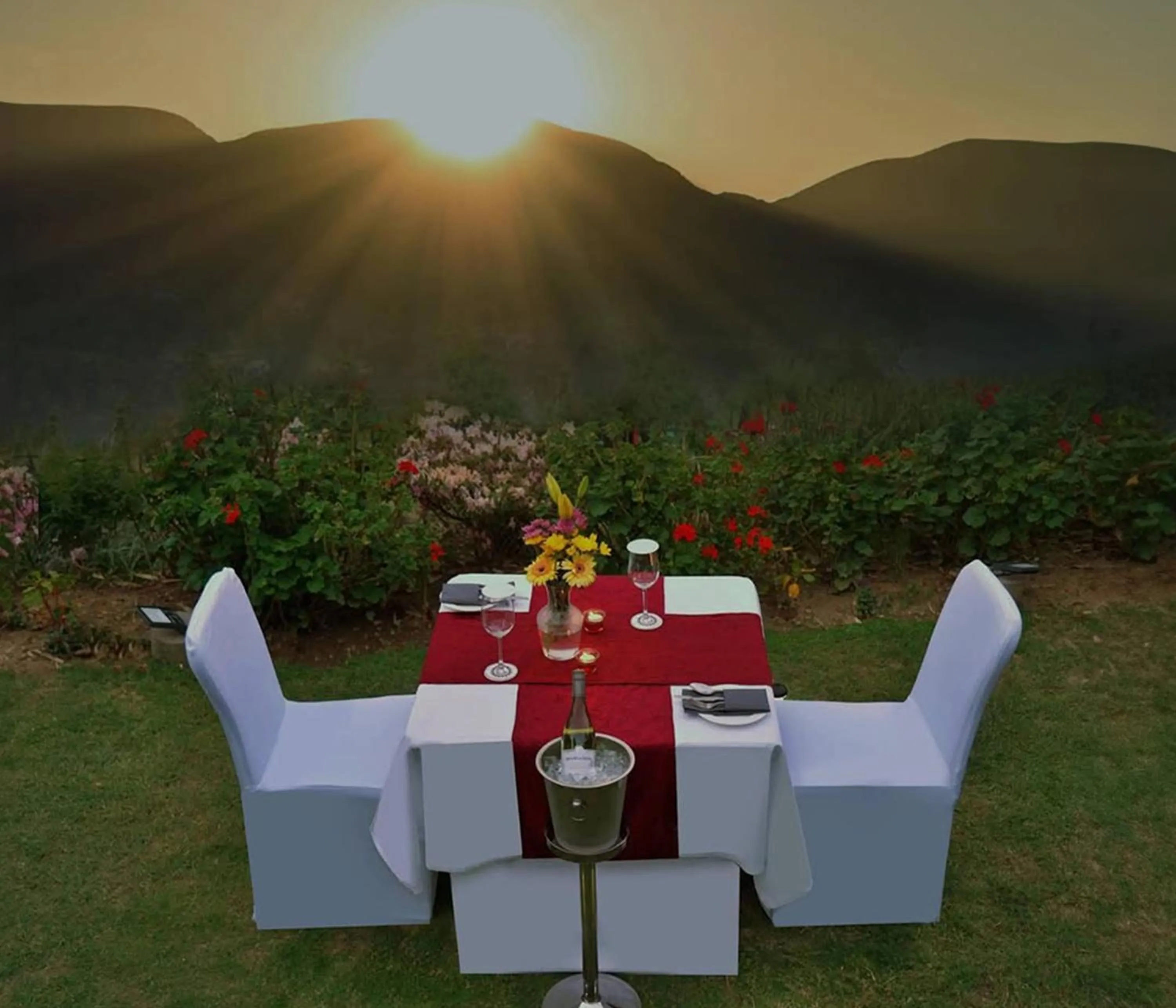 Mountain view in Araiya Palampur