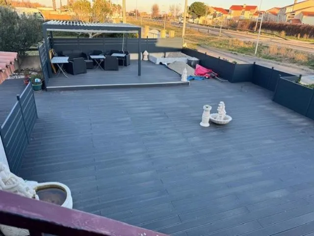 Balcony/Terrace in LOGIS Hôtel La Chaumière