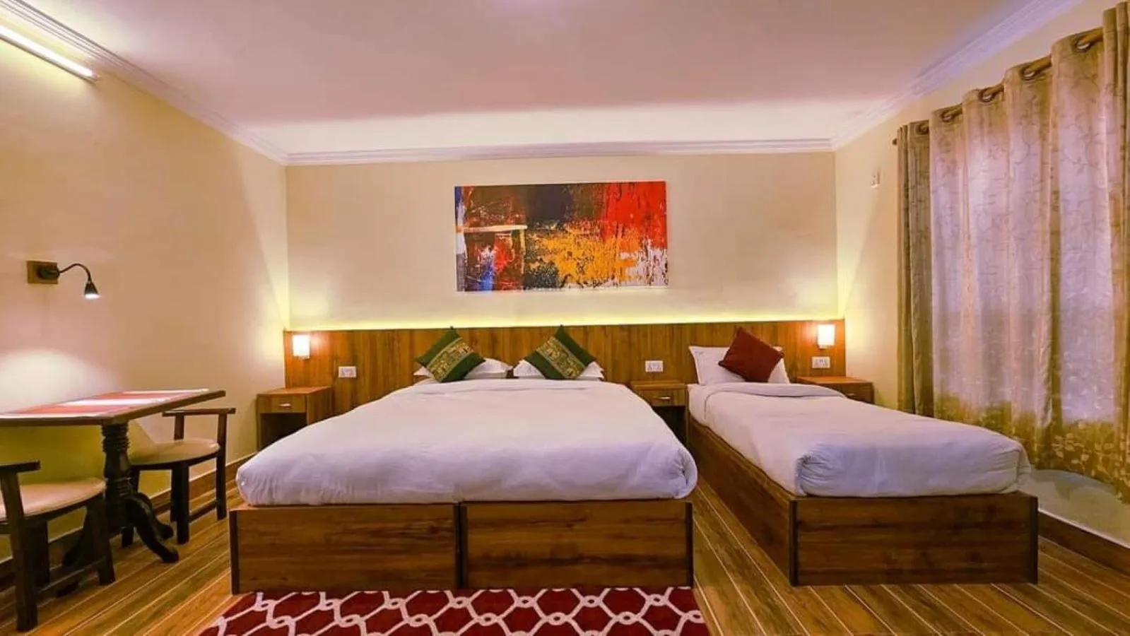 Bed in Chef House Resort