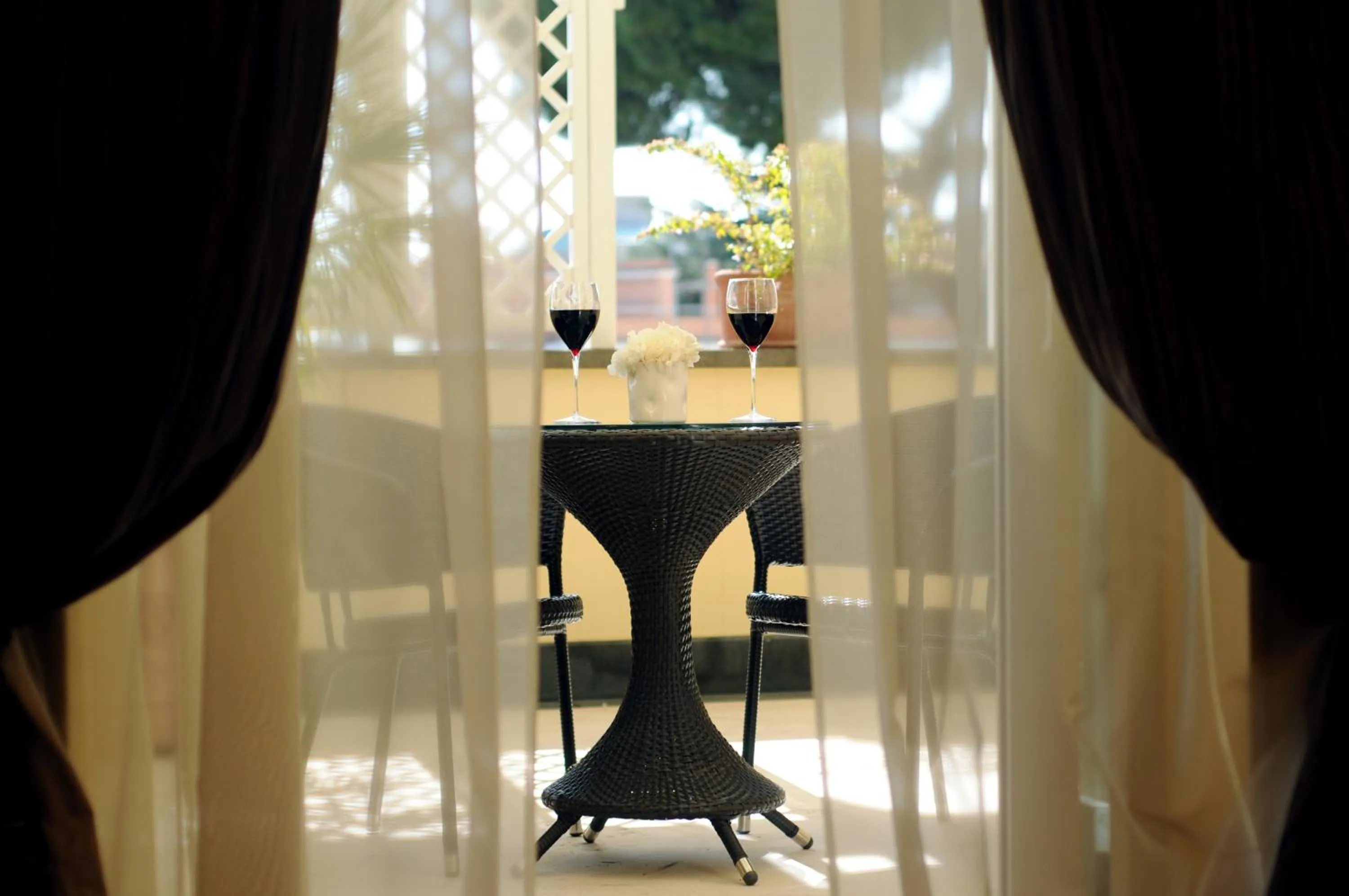 Balcony/Terrace in Hotel Villa Duse