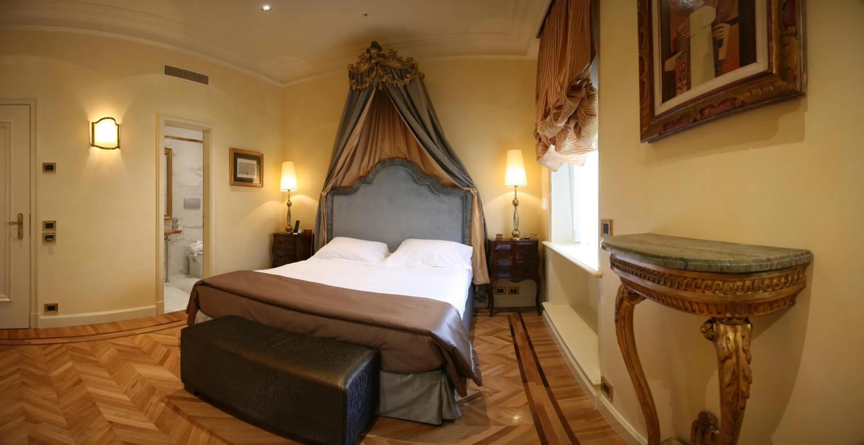 Bedroom, Bed in Hotel Villa Duse