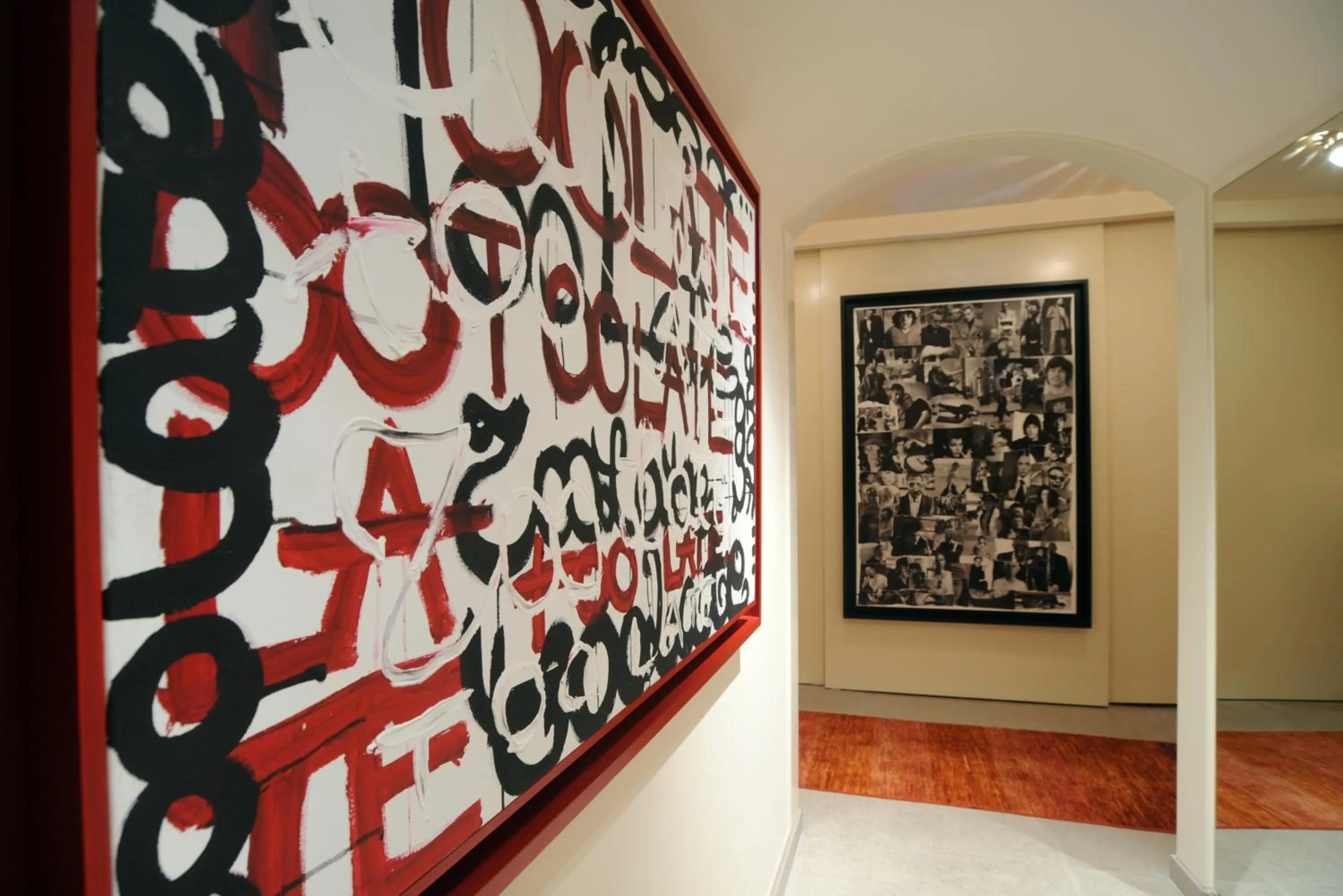 Decorative detail in Hotel Villa Duse