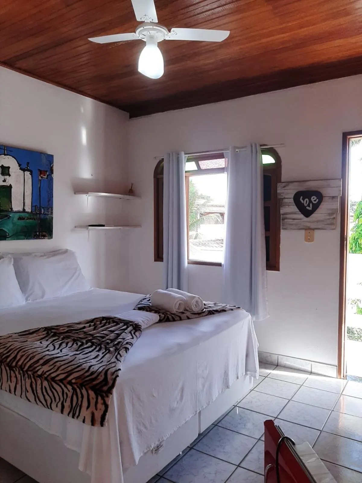 Bed in Pousada do Carlos