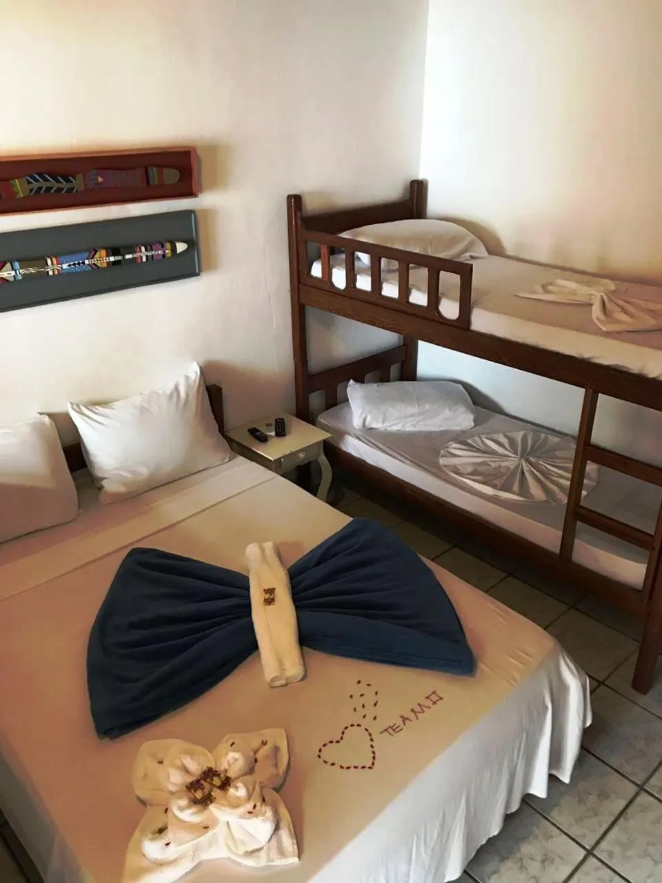 Family, Bed in Pousada do Carlos