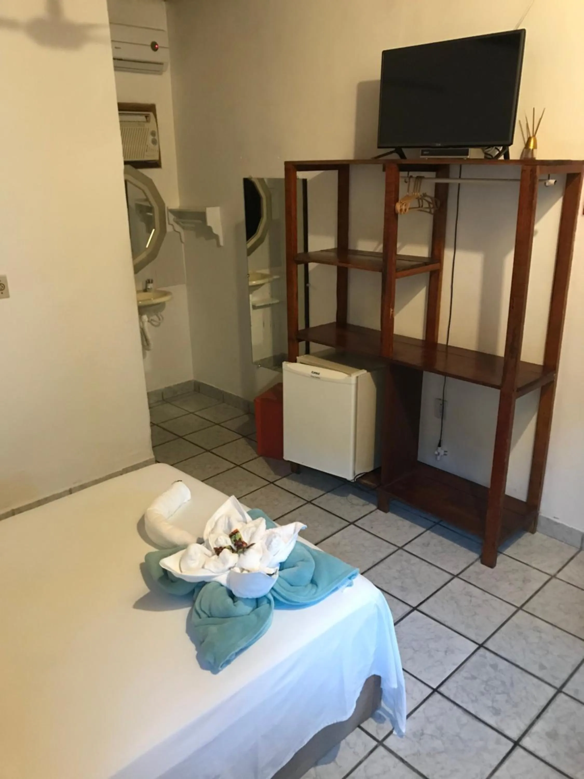 Bed in Pousada do Carlos