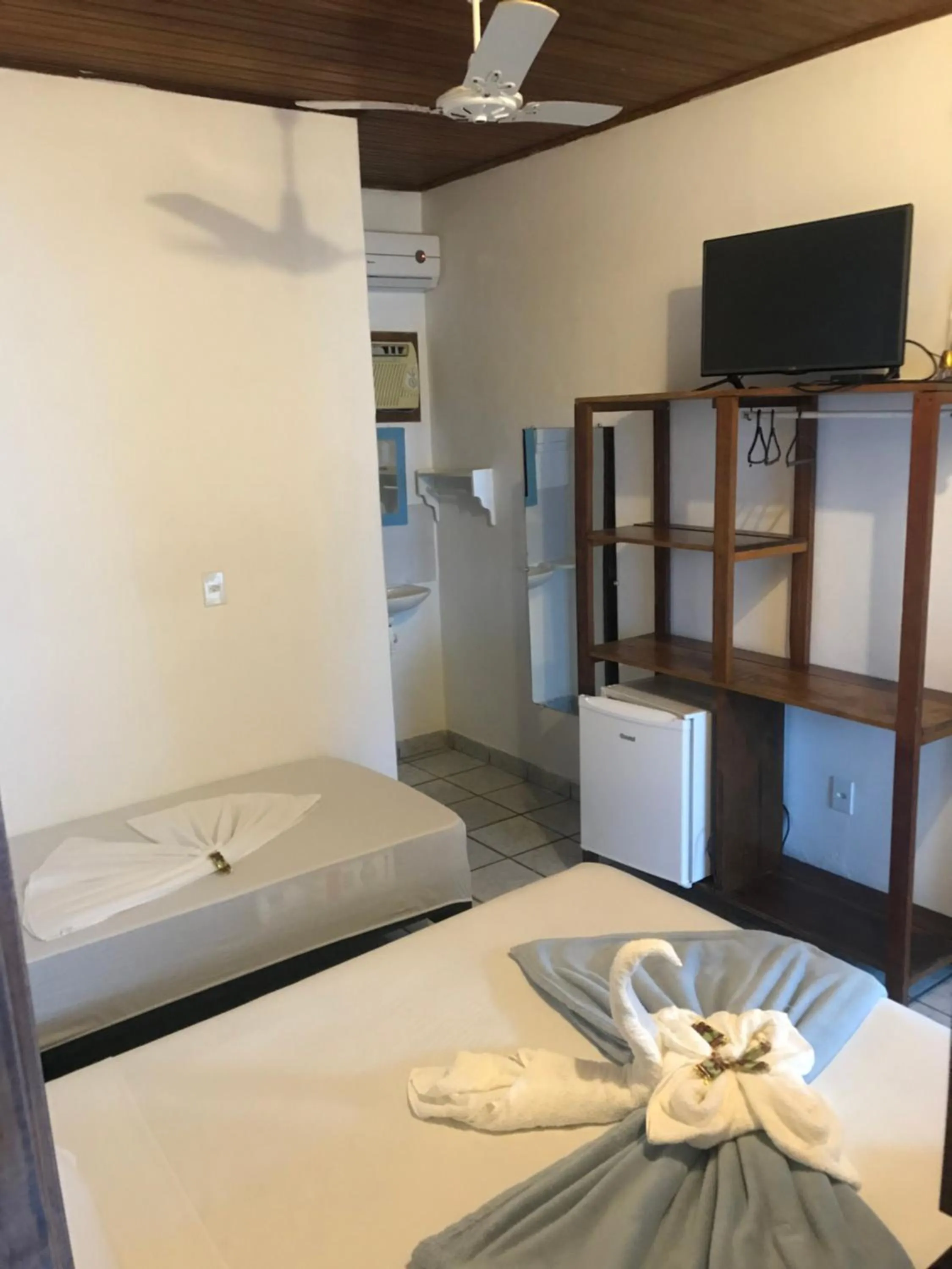 Bed in Pousada do Carlos