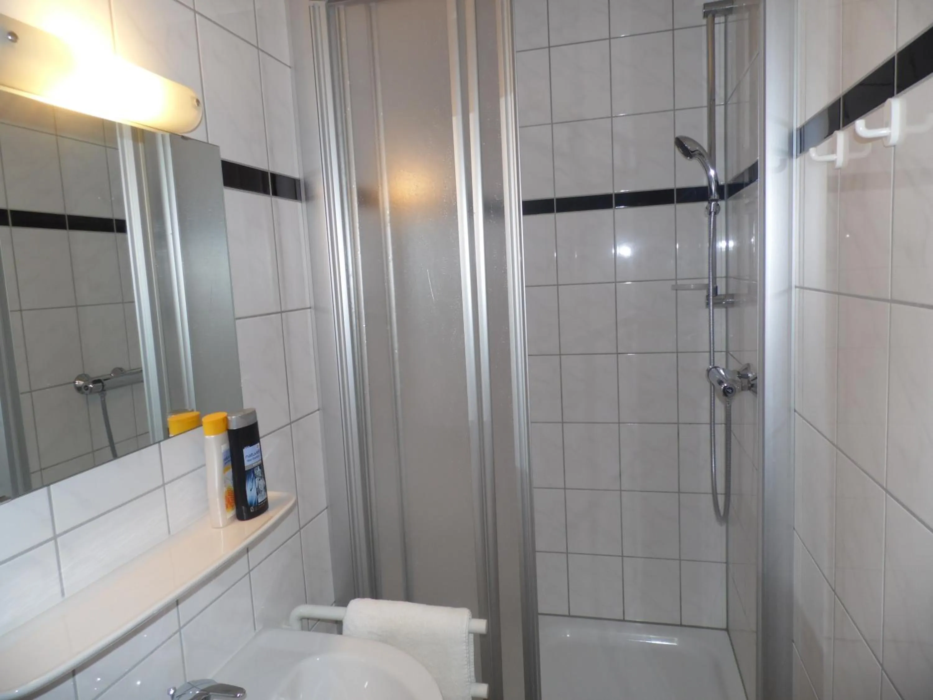 Shower in Hotel Kremer