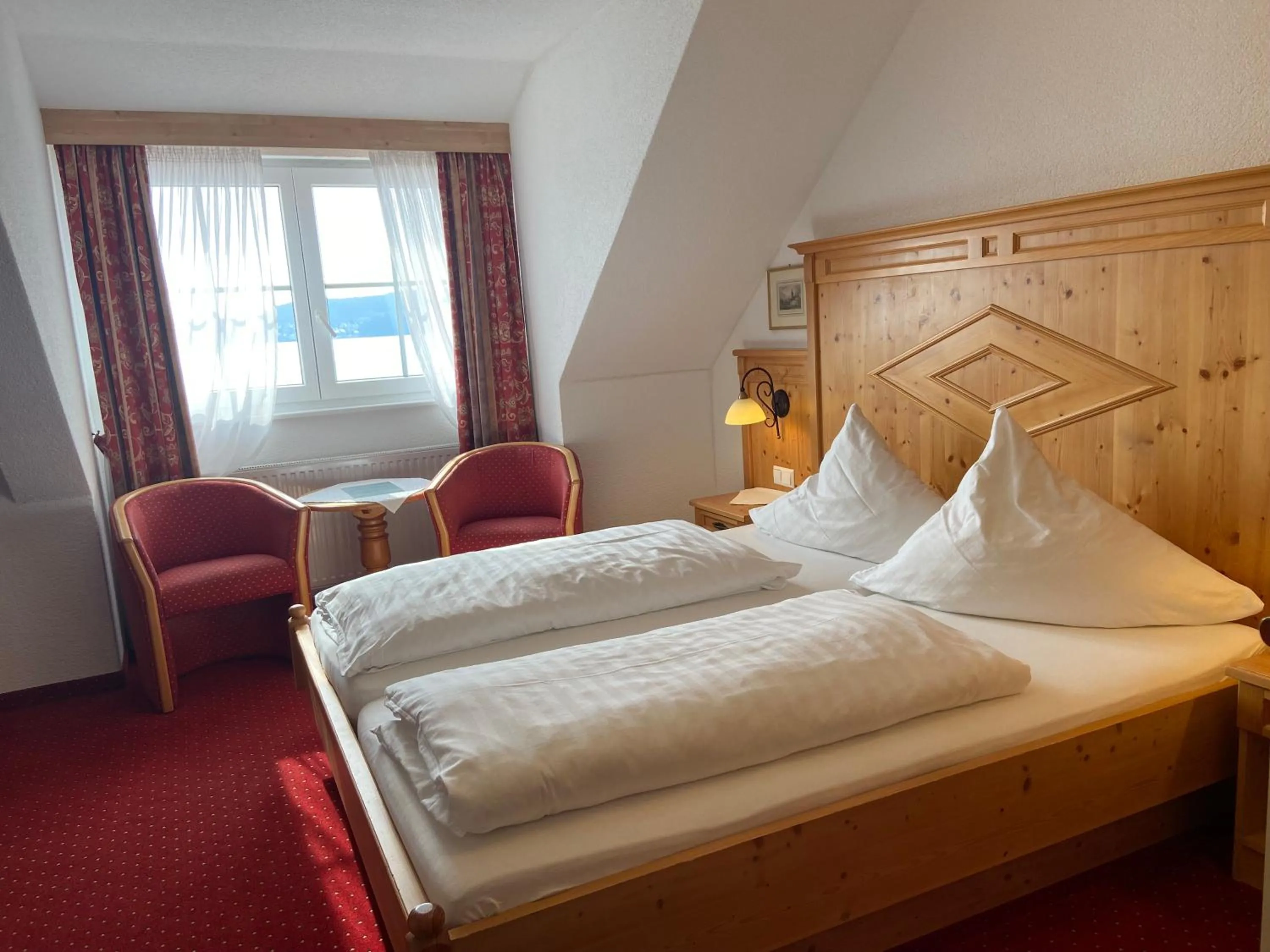 Bed in Seehotel Schäpfle