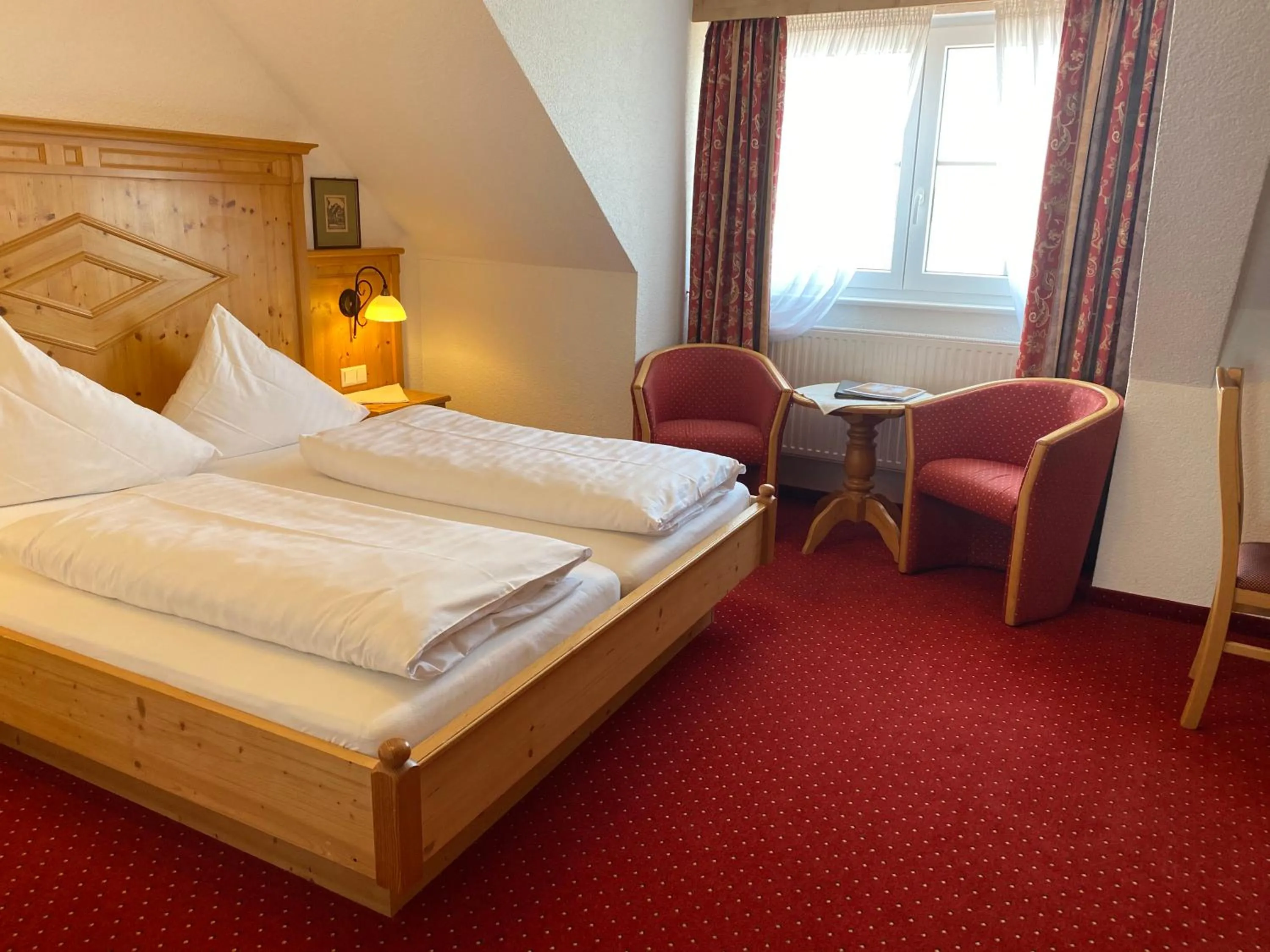 Bed in Seehotel Schäpfle