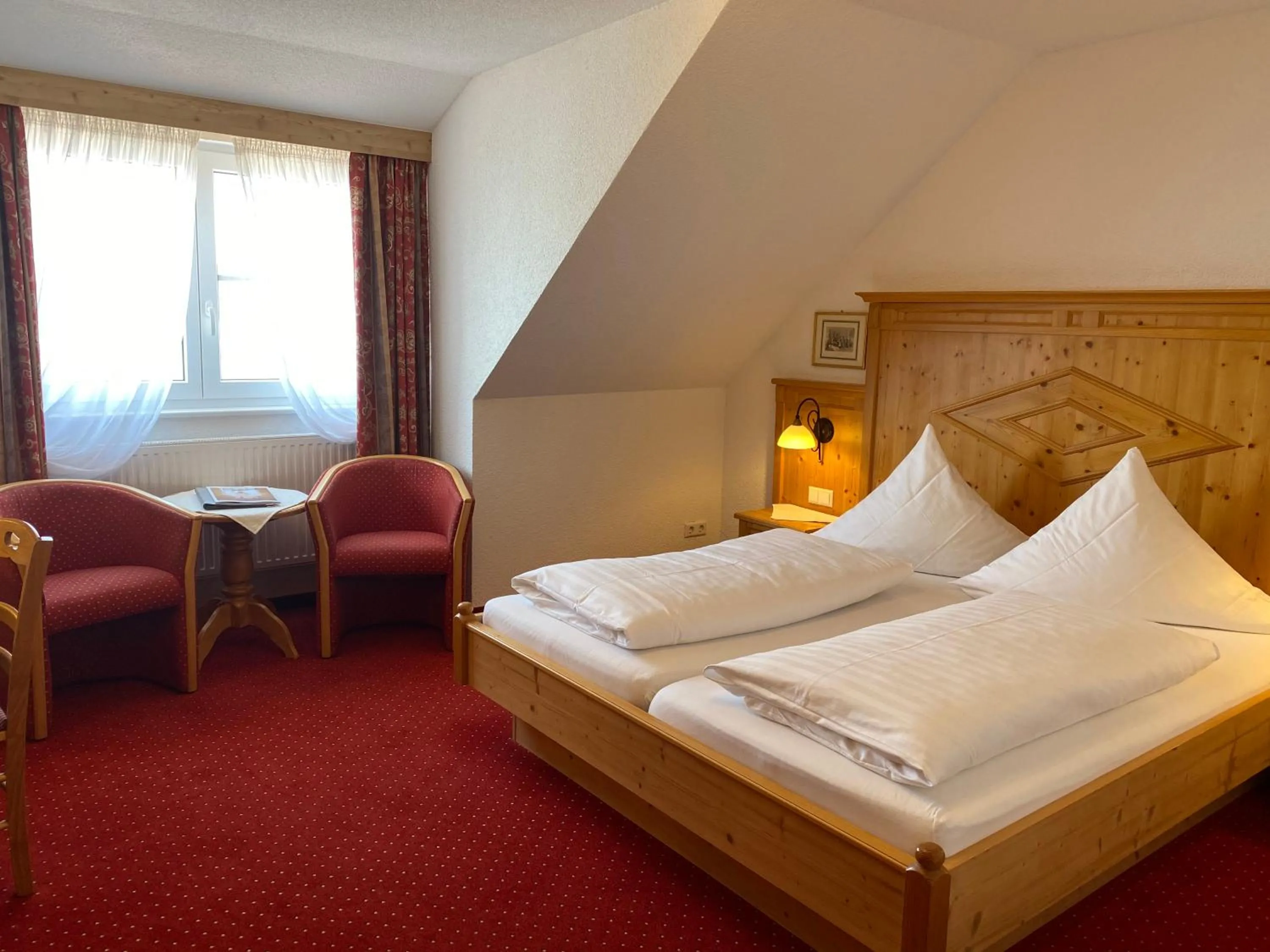 Bed in Seehotel Schäpfle