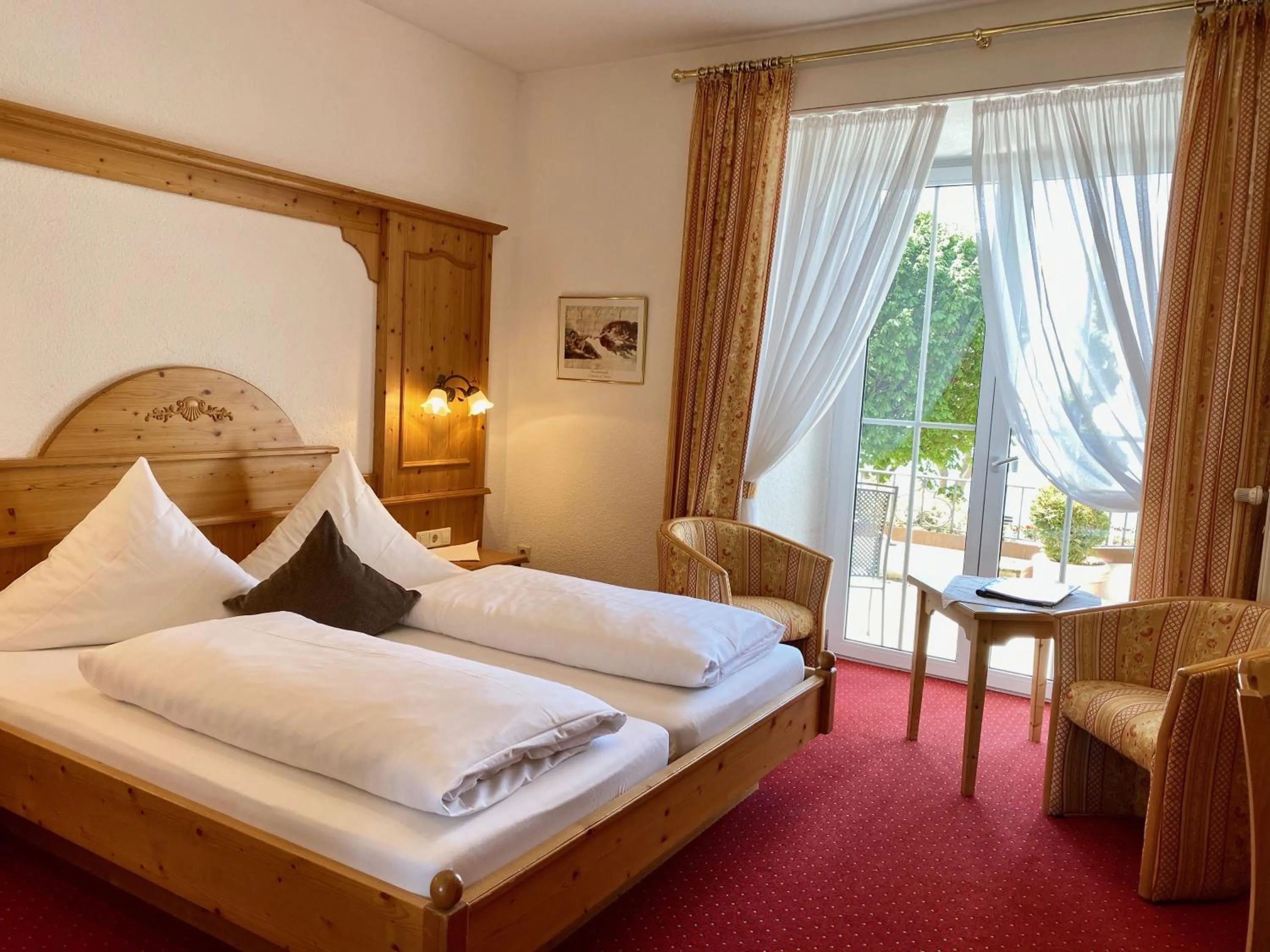 Bed in Seehotel Schäpfle