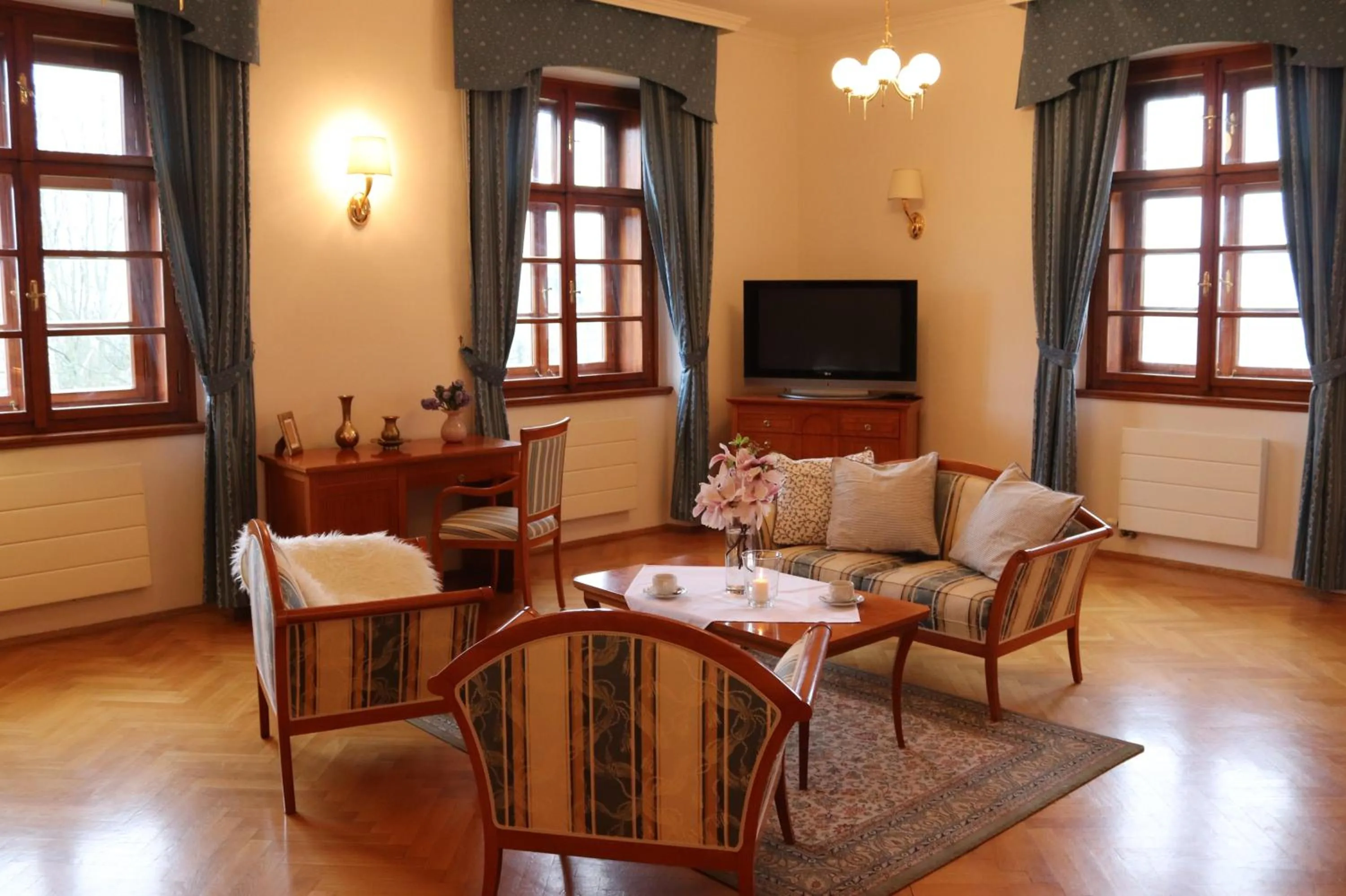 Living room in Wellness Hotel Zámeček