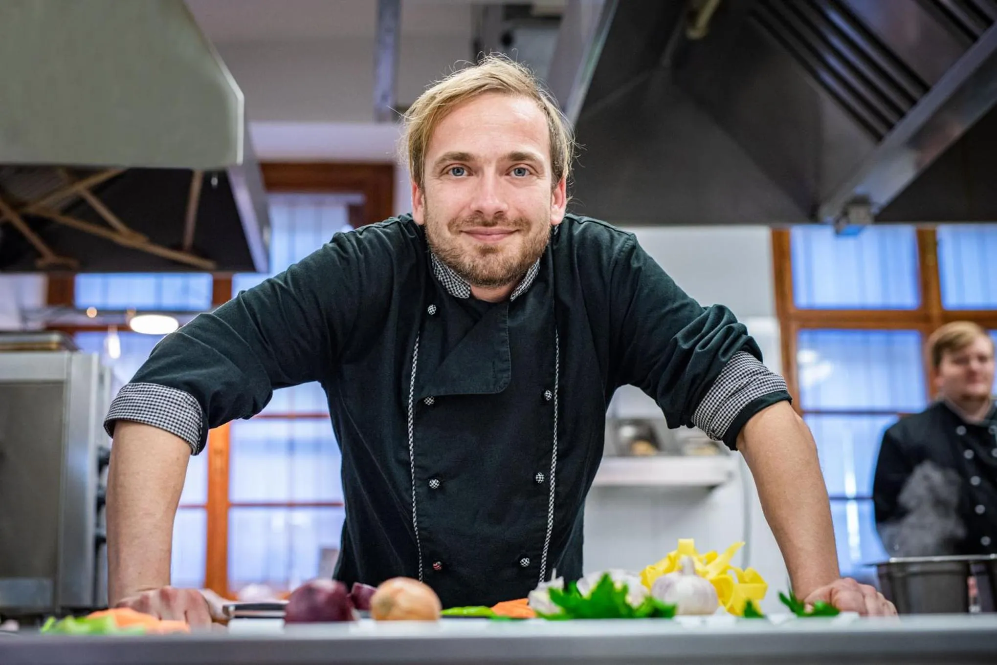 kitchen in Wellness Hotel Zámeček