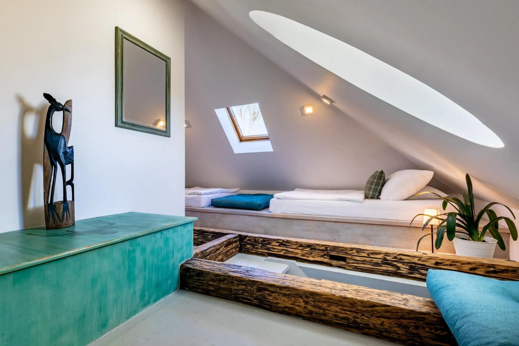 Bedroom, Bed in Wellness Hotel Zámeček