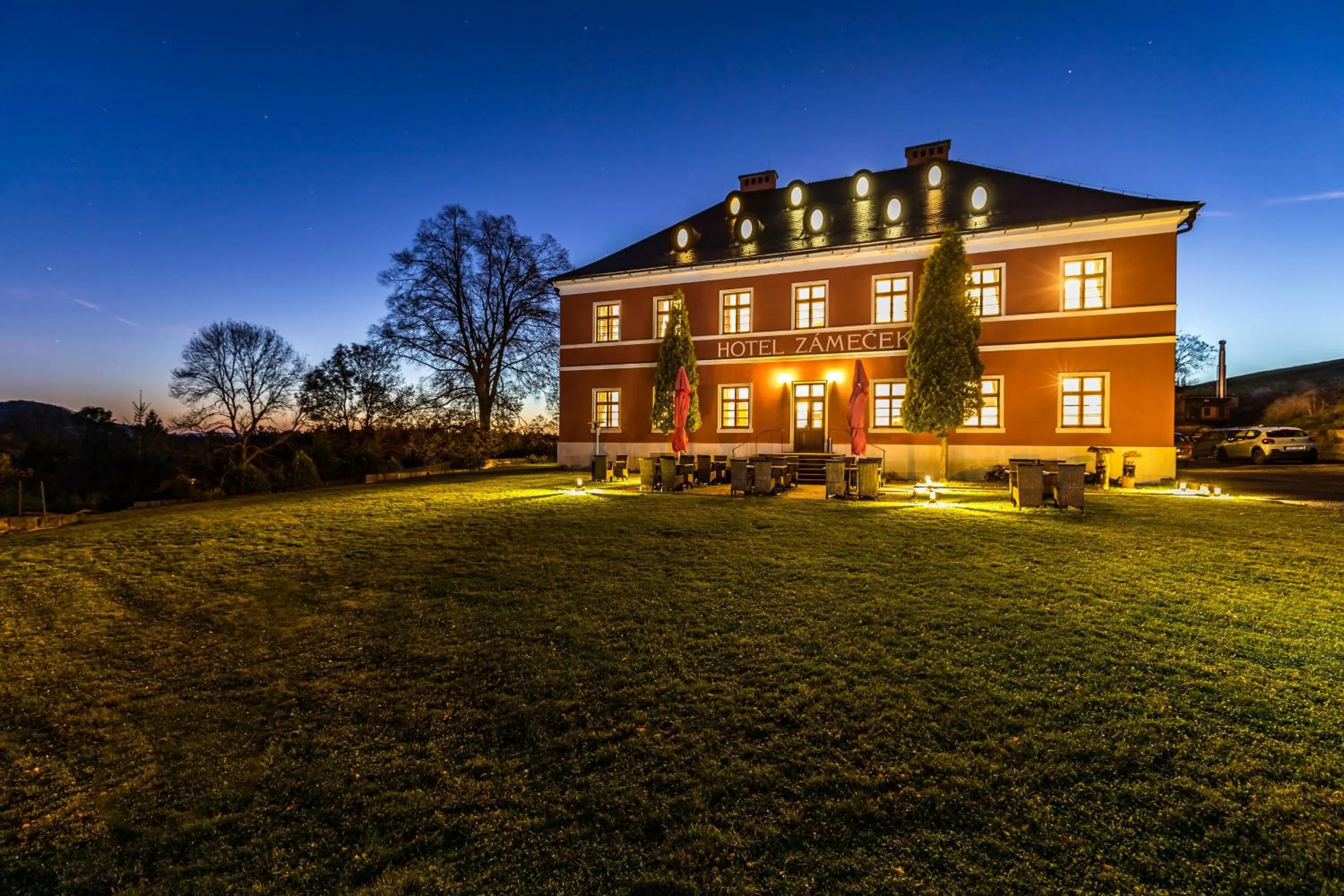 Property building in Wellness Hotel Zámeček