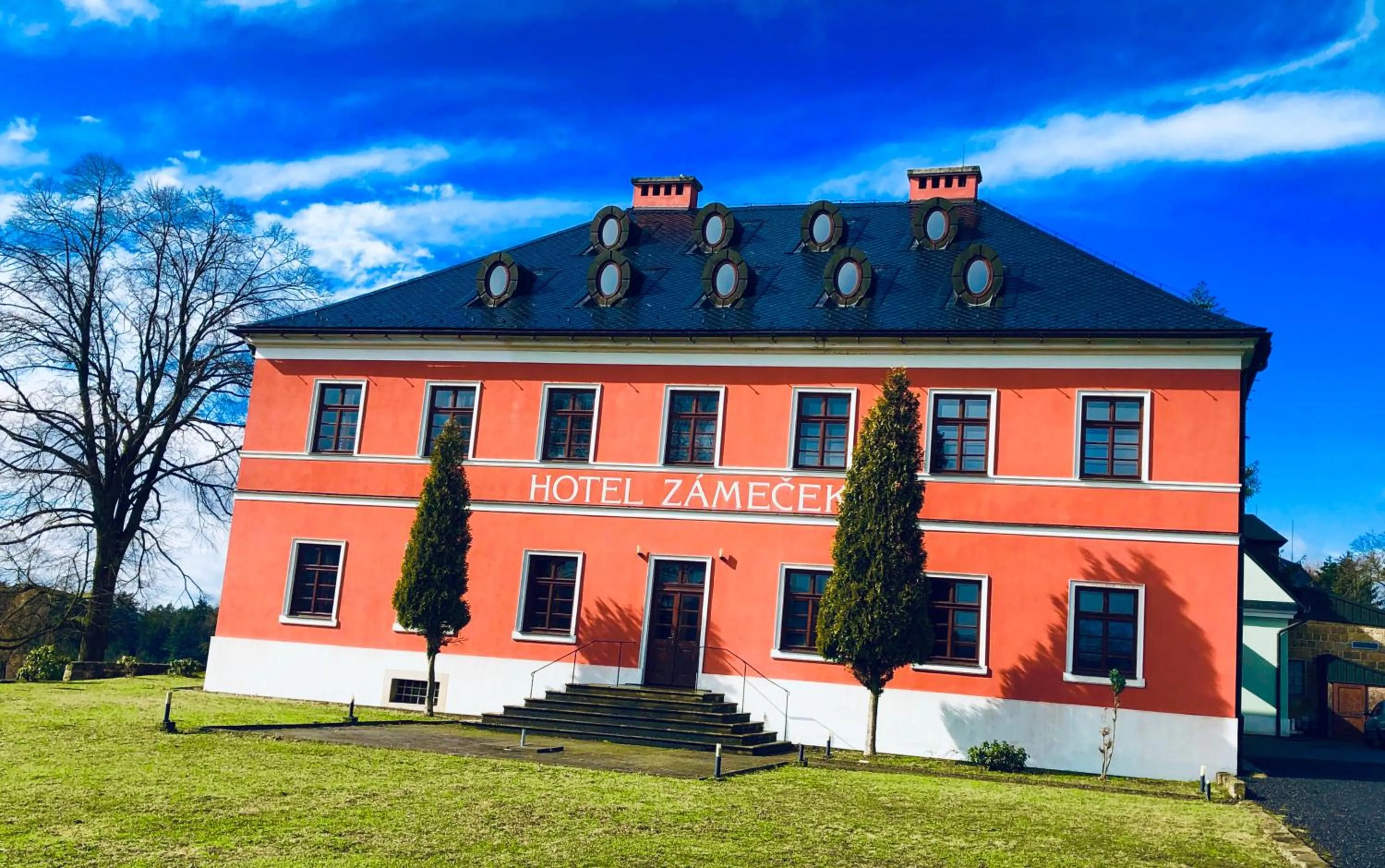 Property building in Wellness Hotel Zámeček