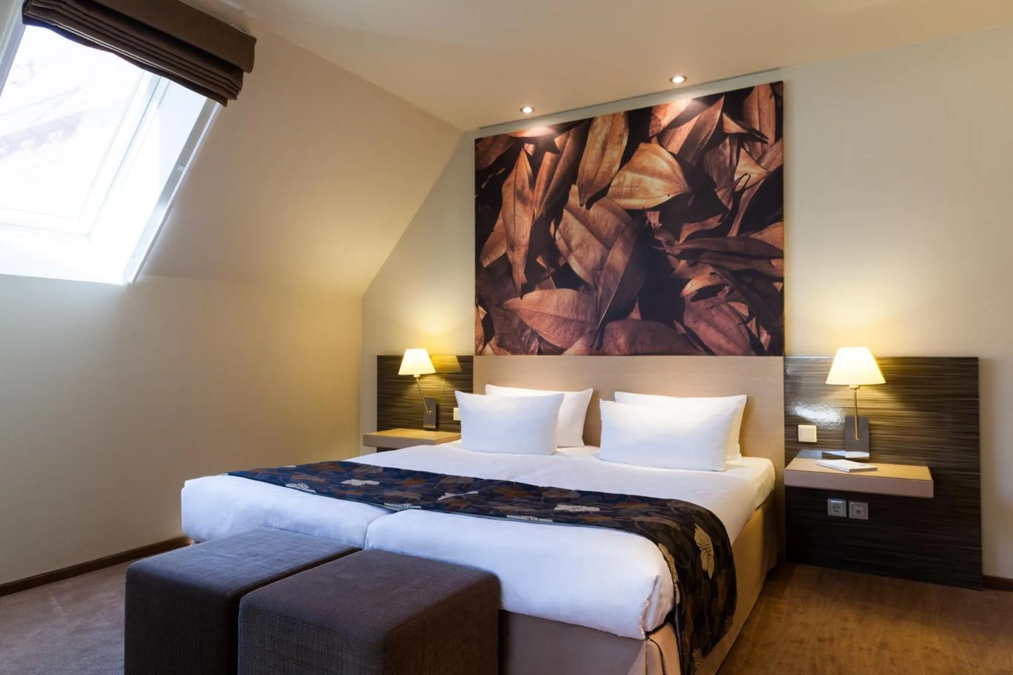 Photo of the whole room, Bed in Logis Hôtel Kur- und Wellnesshaus Spree Balance