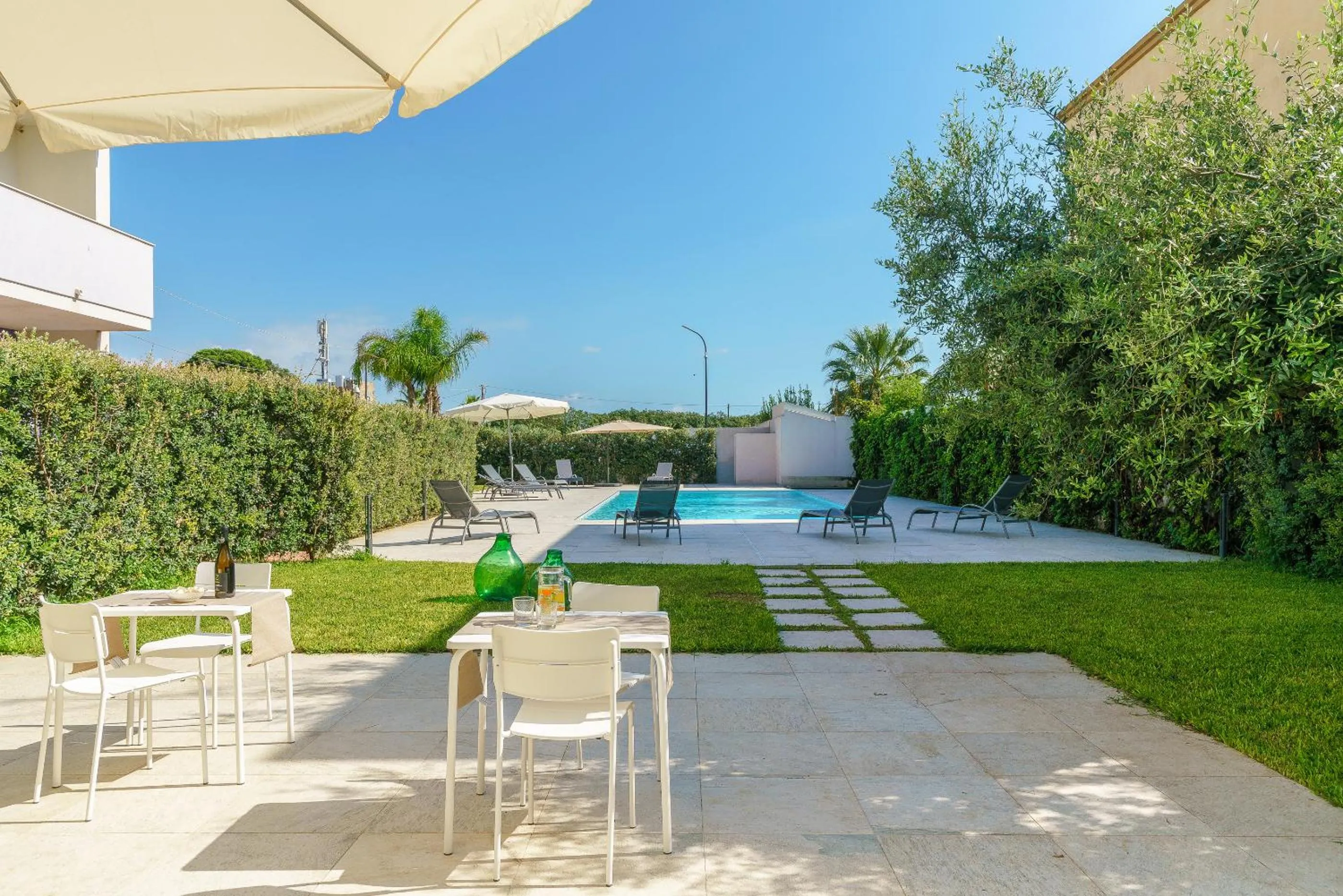 Patio in Travini Hotel Residence