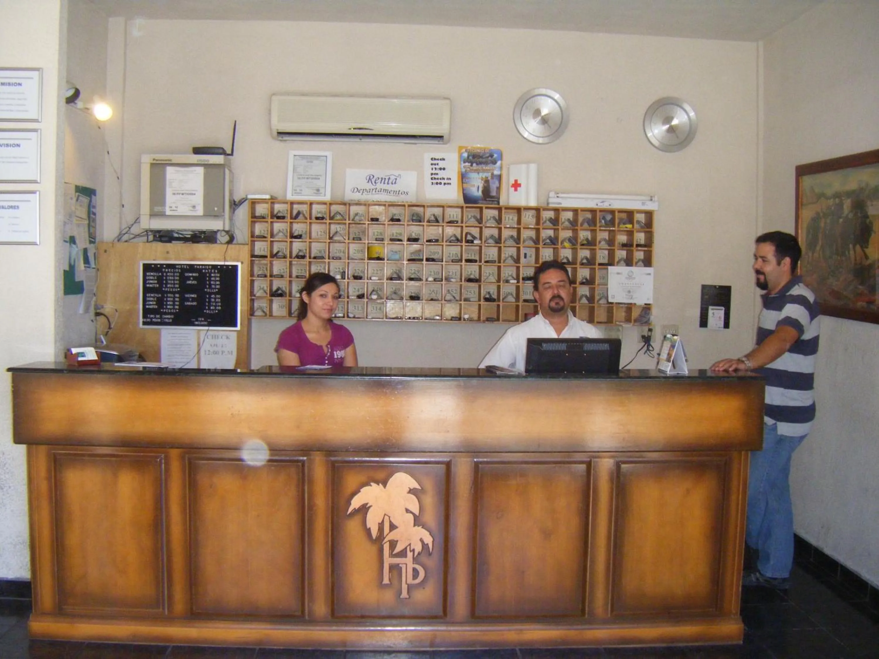 Lobby or reception in Hotel Paraiso
