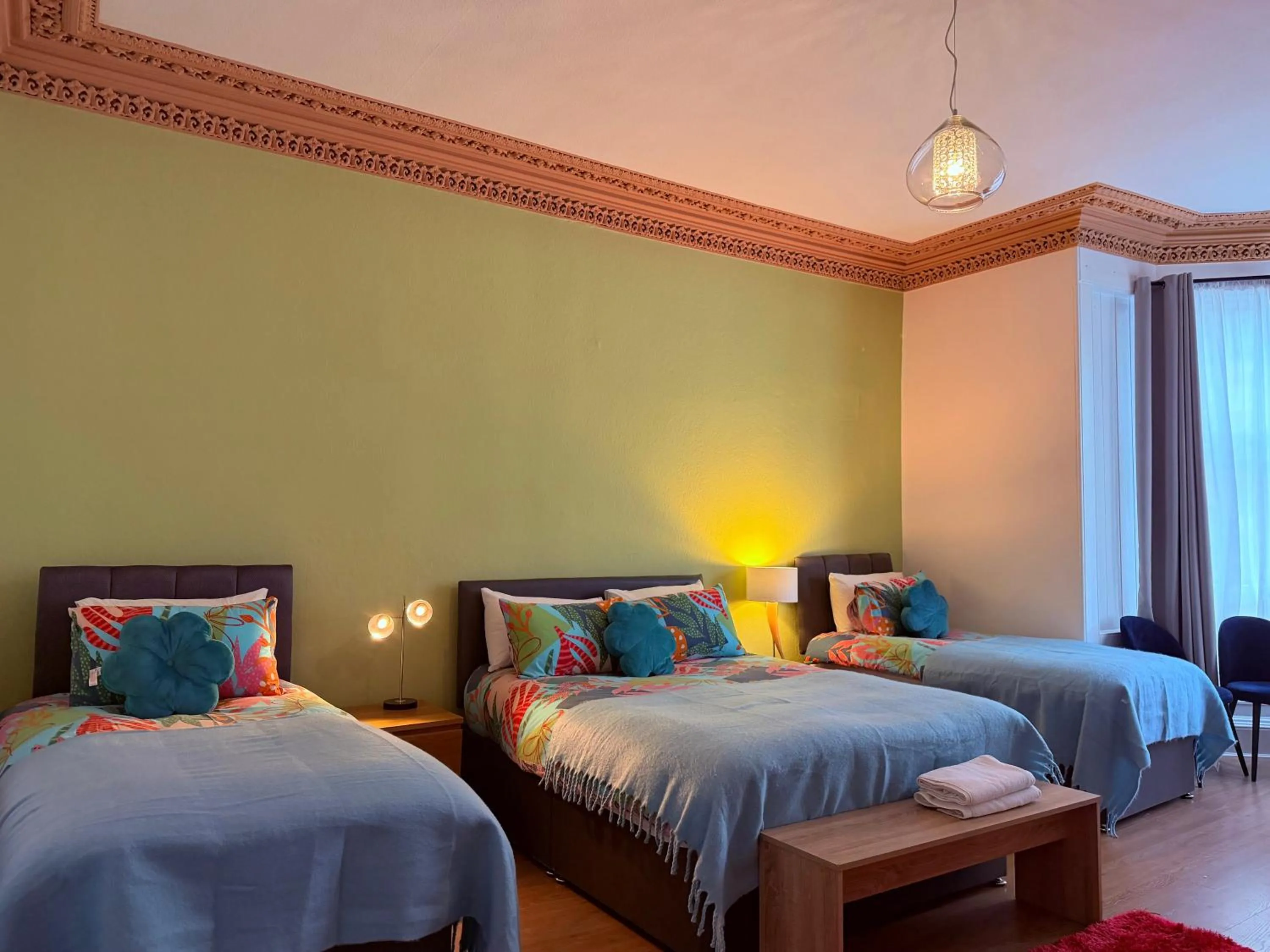 Bed in Apart Bernard Rooms