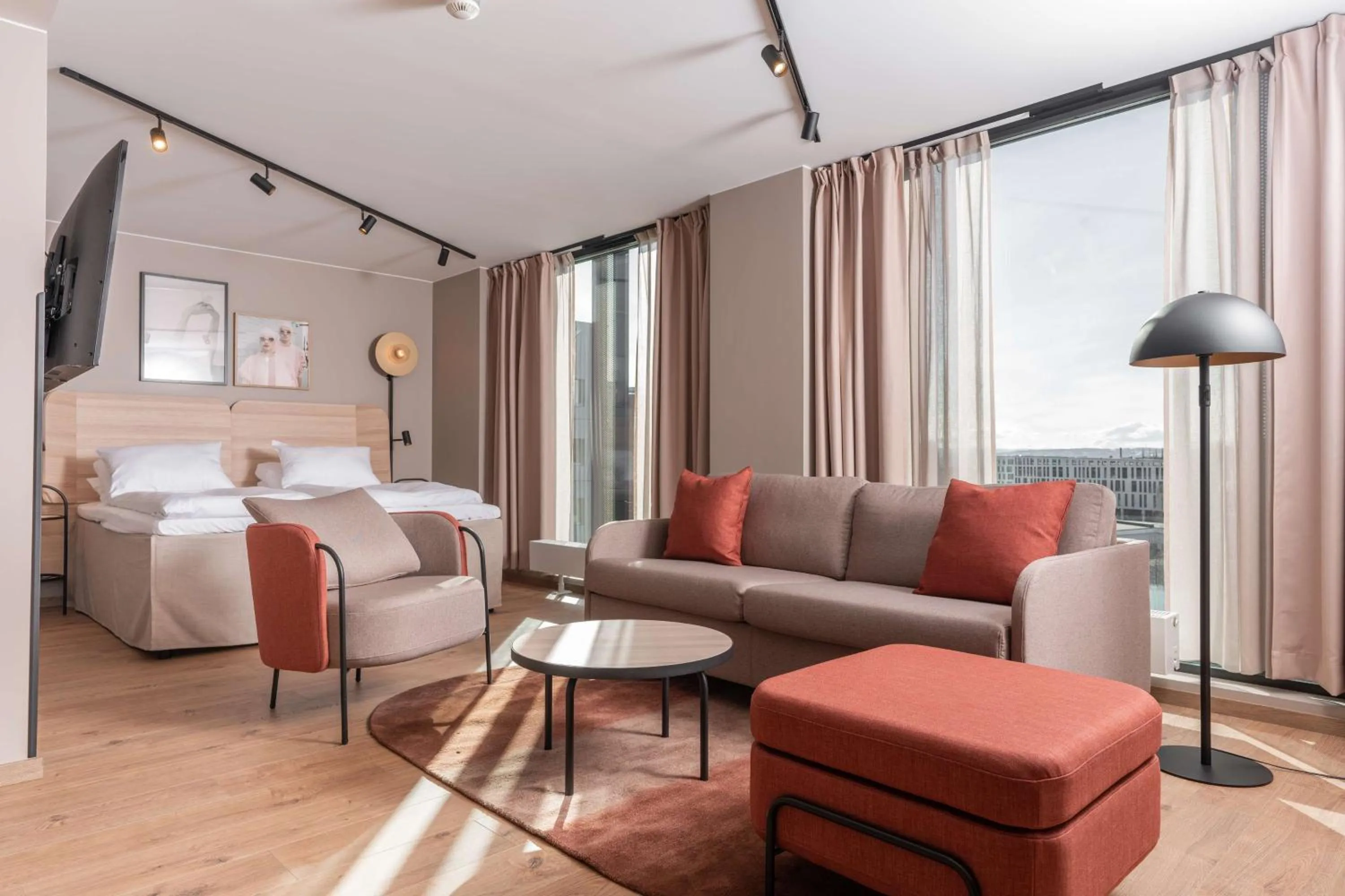 Photo of the whole room, Bed in Scandic Hamar