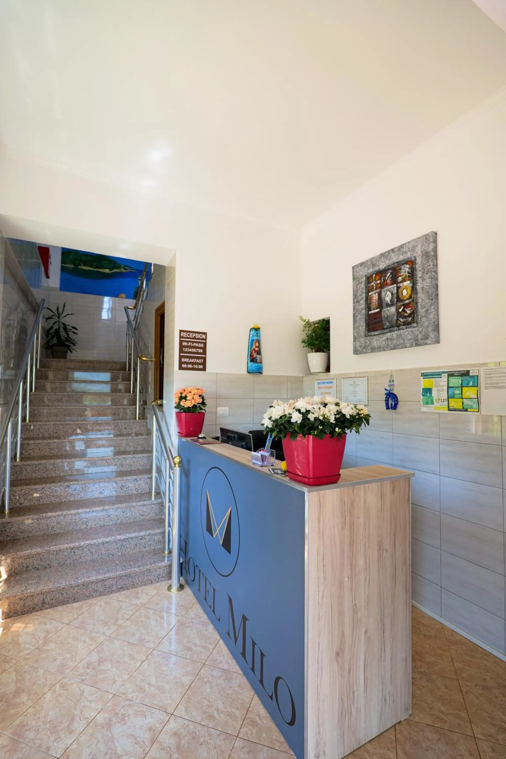 Lobby or reception in Hotel Milo Ksamil