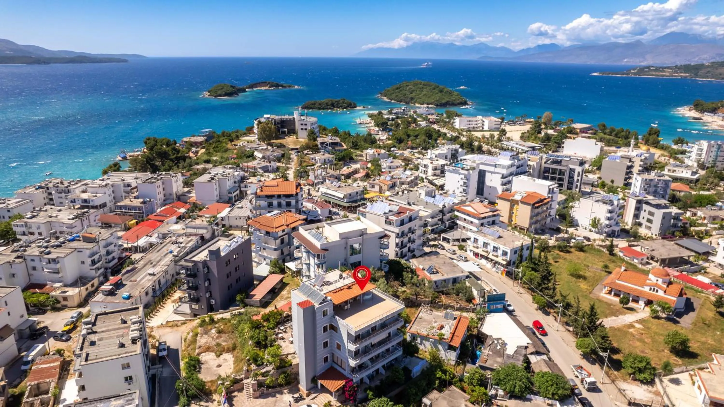 Property building in Hotel Milo Ksamil