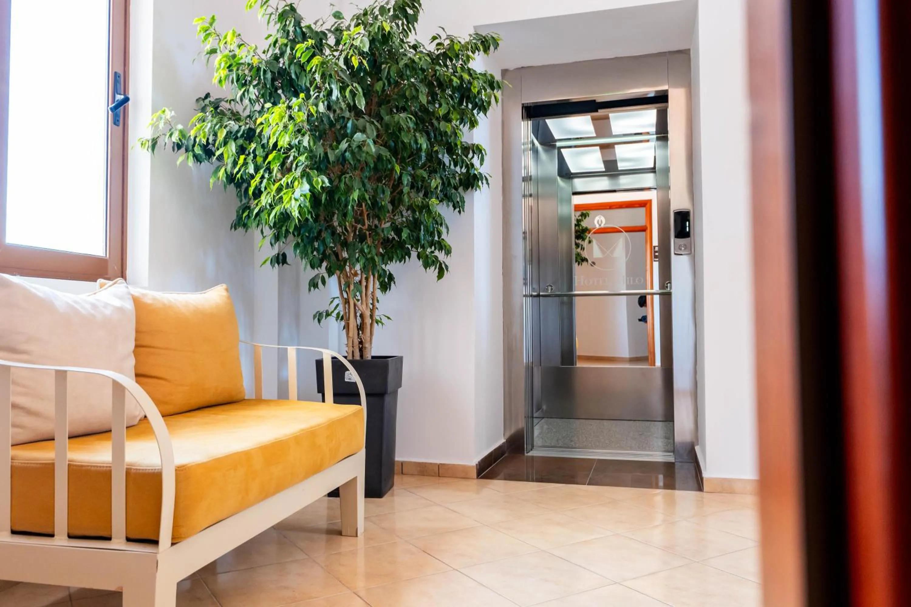 elevator in Hotel Milo Ksamil