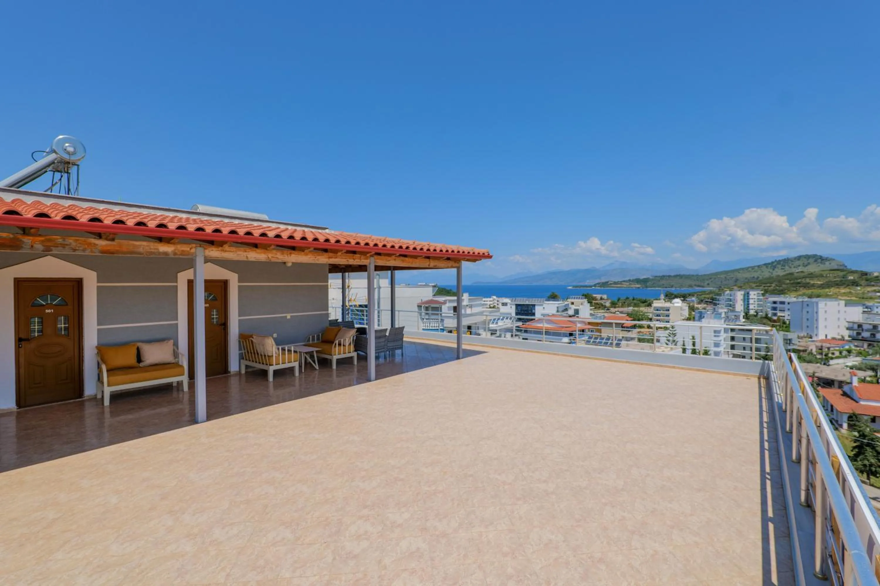 Property building in Hotel Milo Ksamil