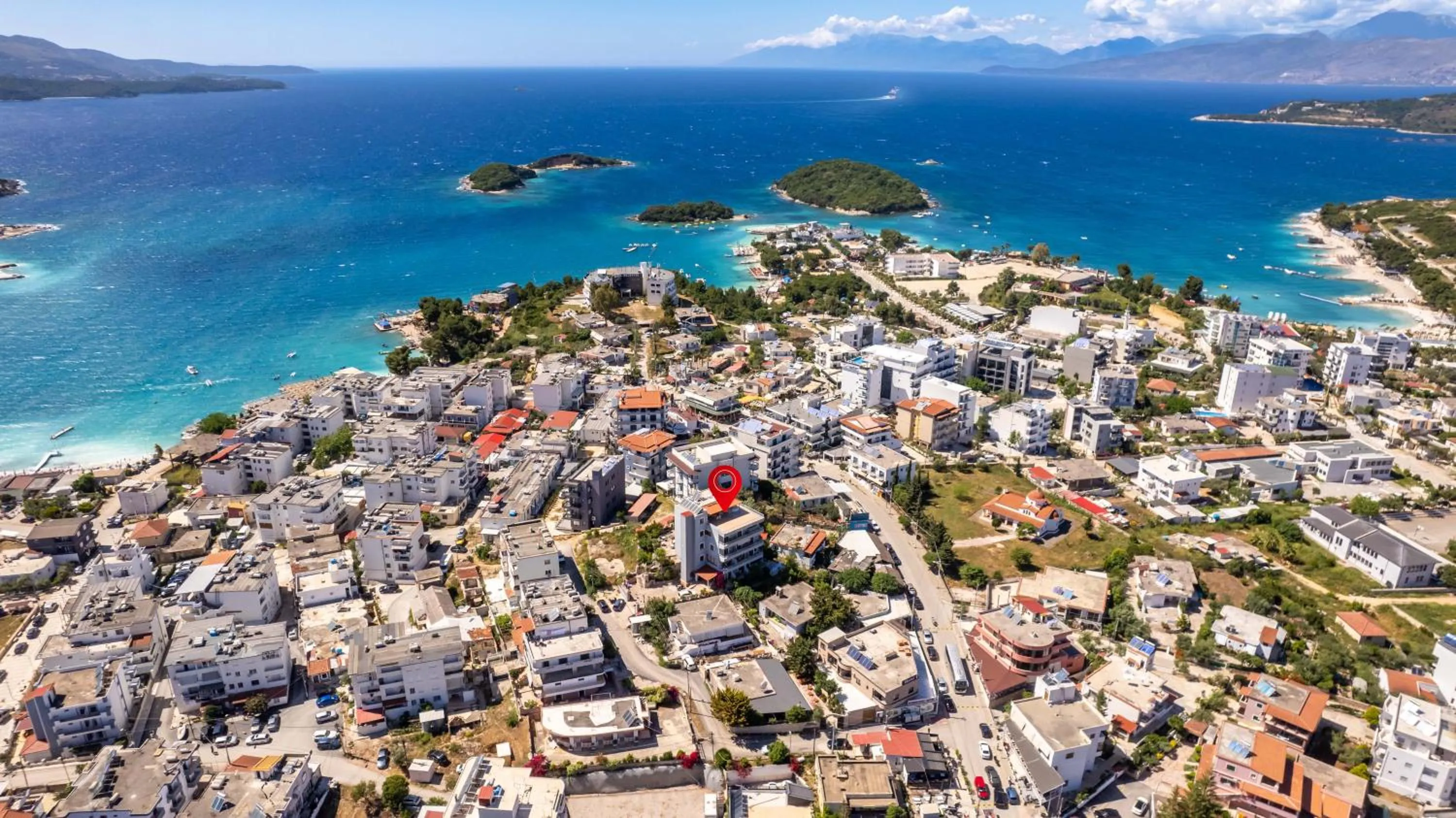 City view in Hotel Milo Ksamil