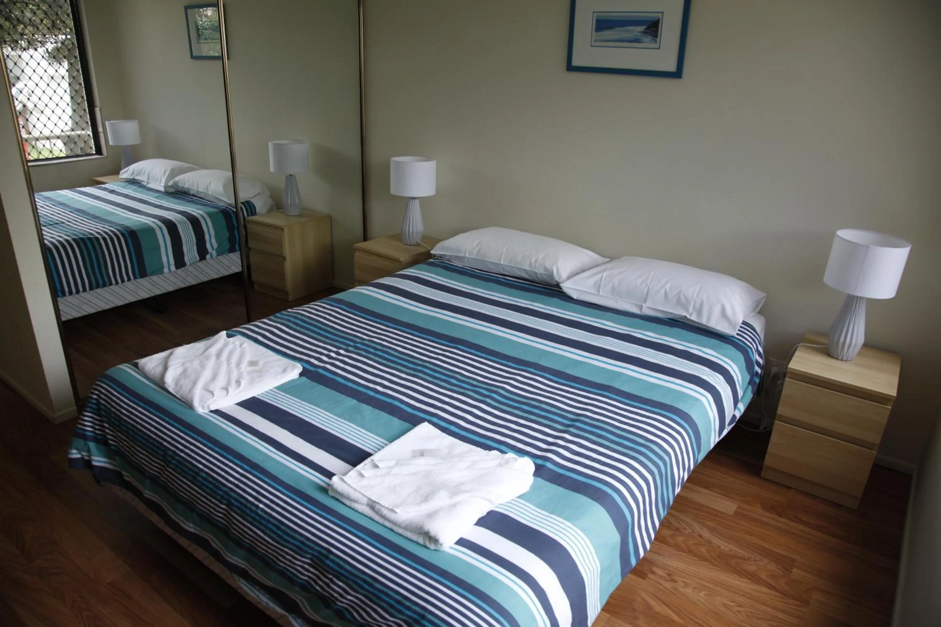 Bedroom, Bed in Sandrift Beachfront Apartments