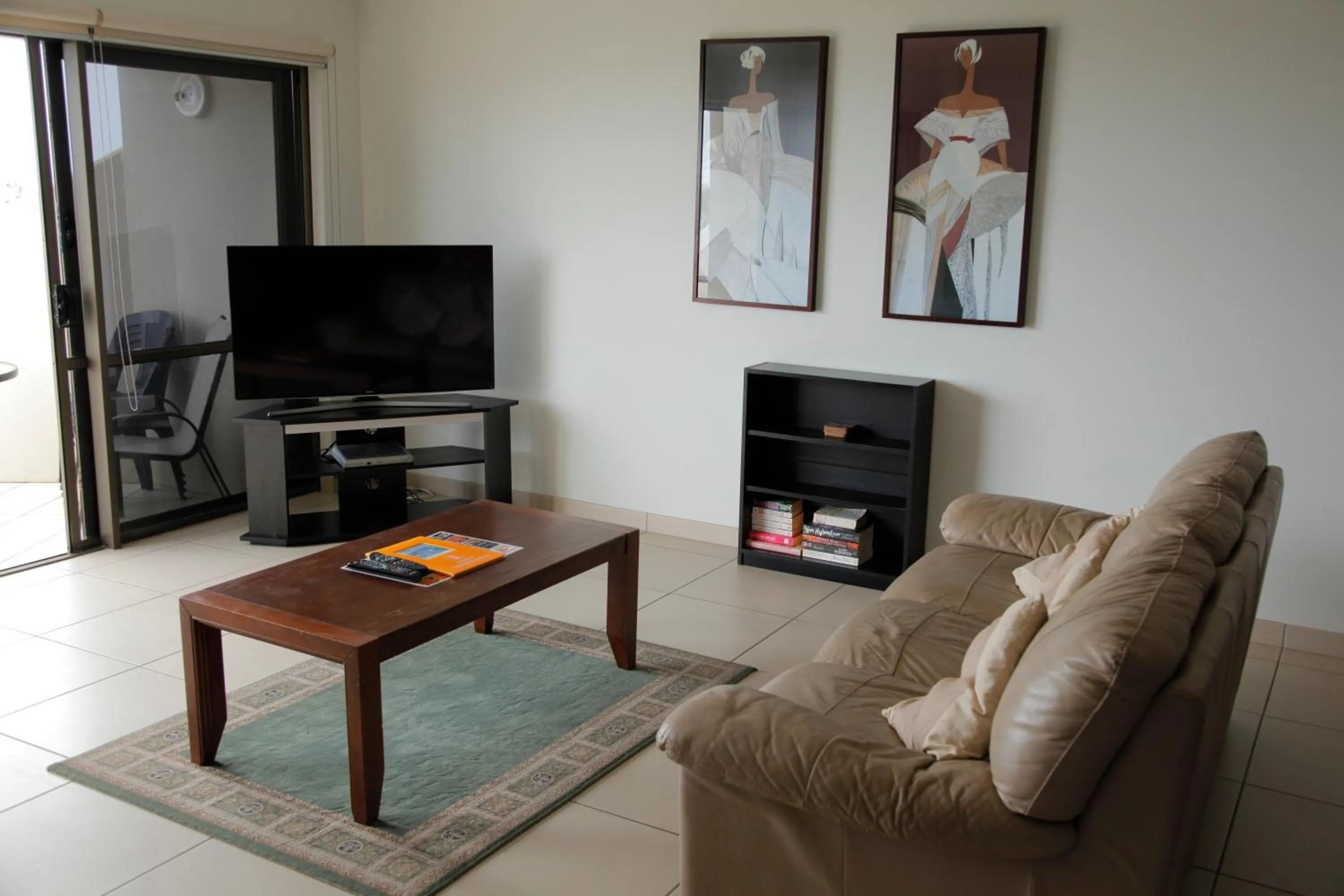 Living room in Sandrift Beachfront Apartments