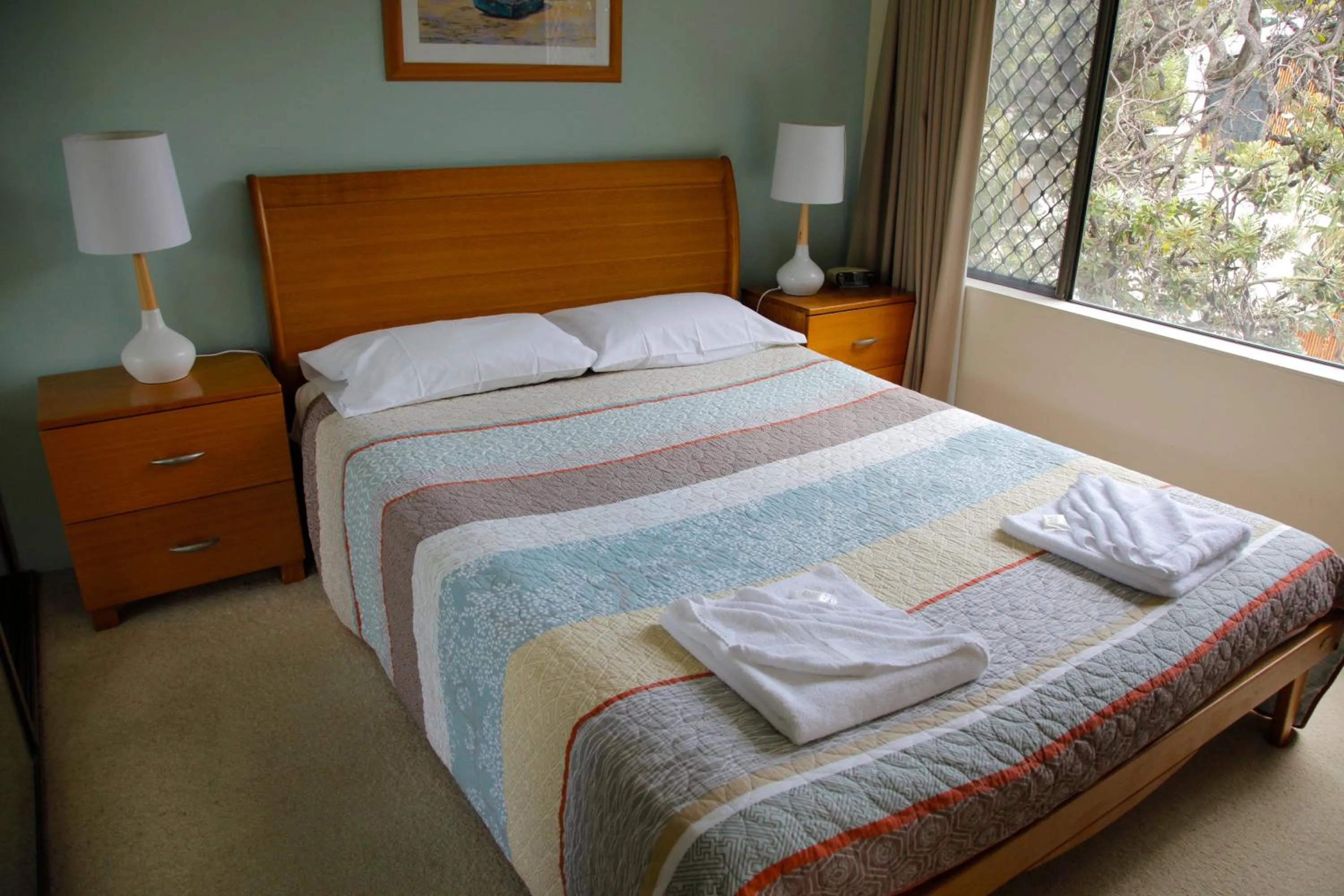 Bedroom, Bed in Sandrift Beachfront Apartments
