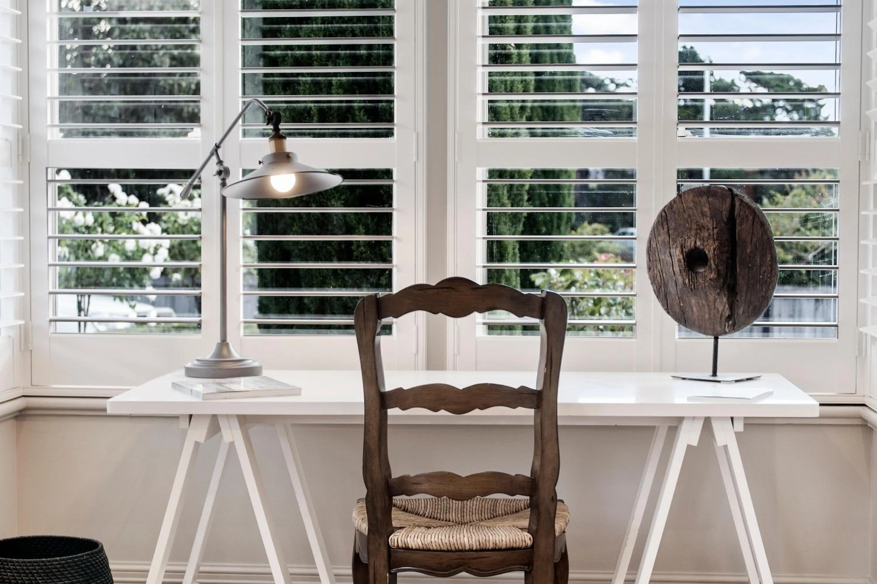 Seating area in The Rivulet