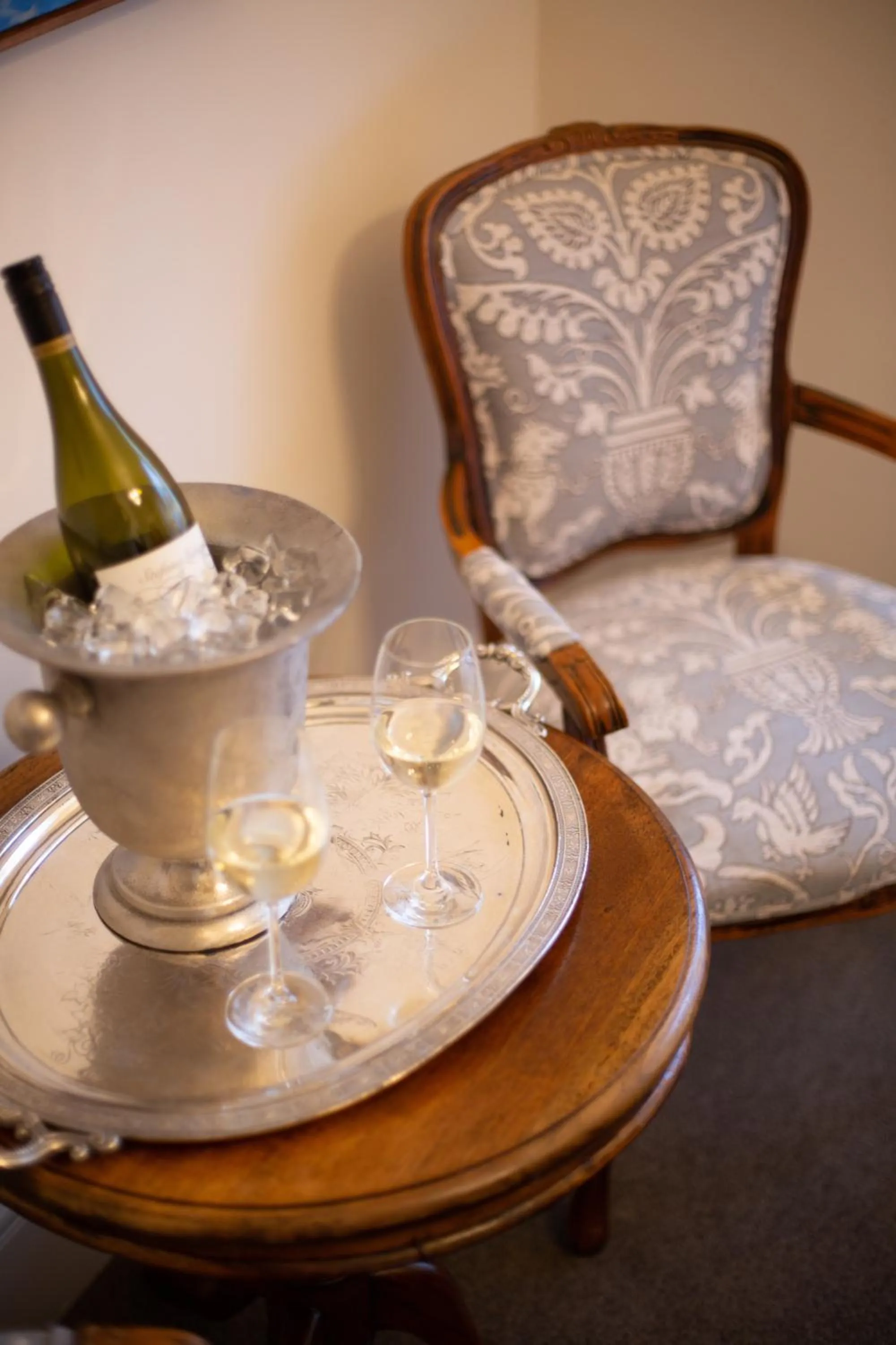 Seating area in The Rivulet