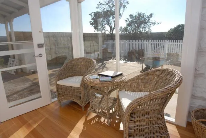 Seating area in Cape Nelson Lighthouse