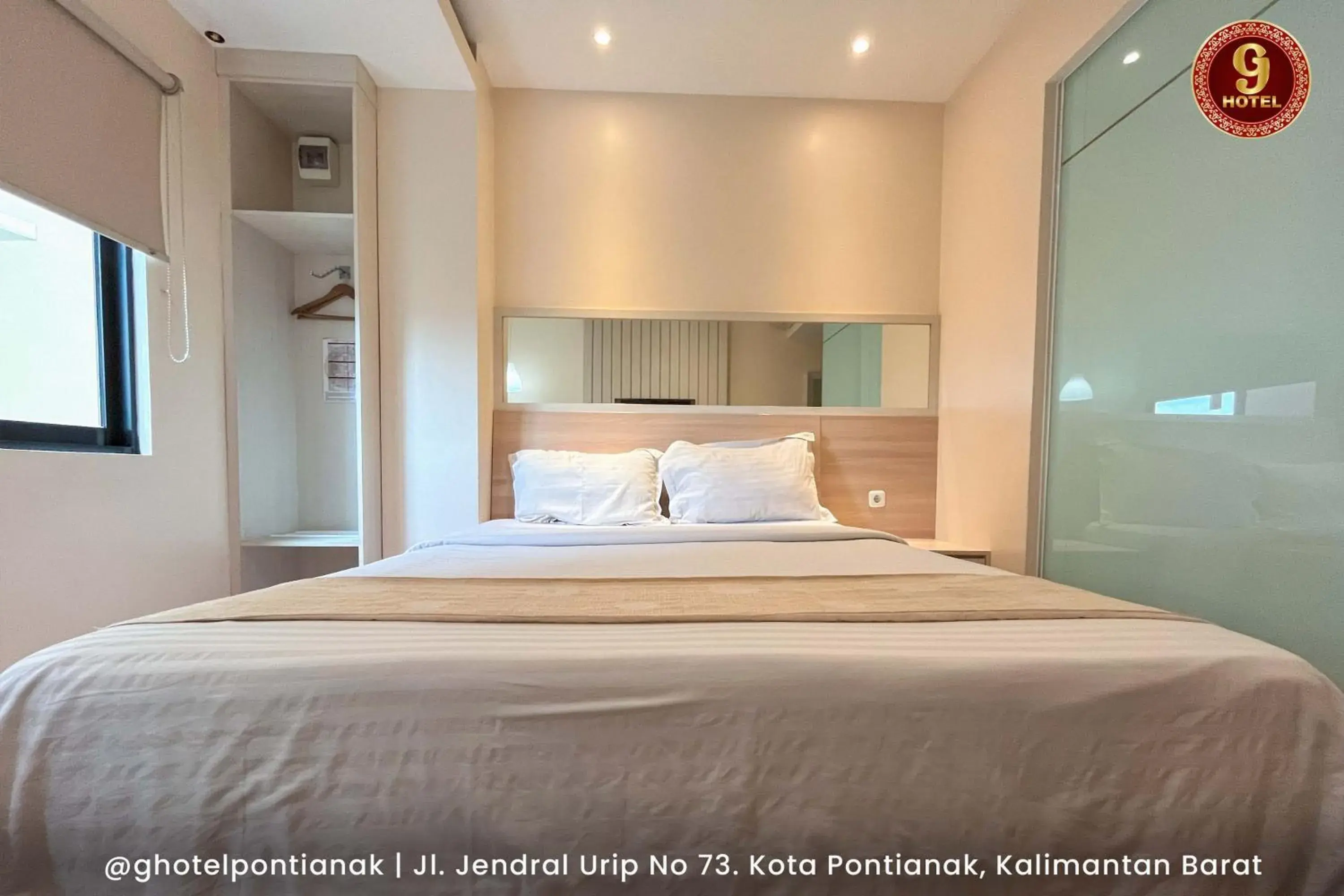 Bed in G-Hotel Pontianak Bed in G-Hotel Pontianak
