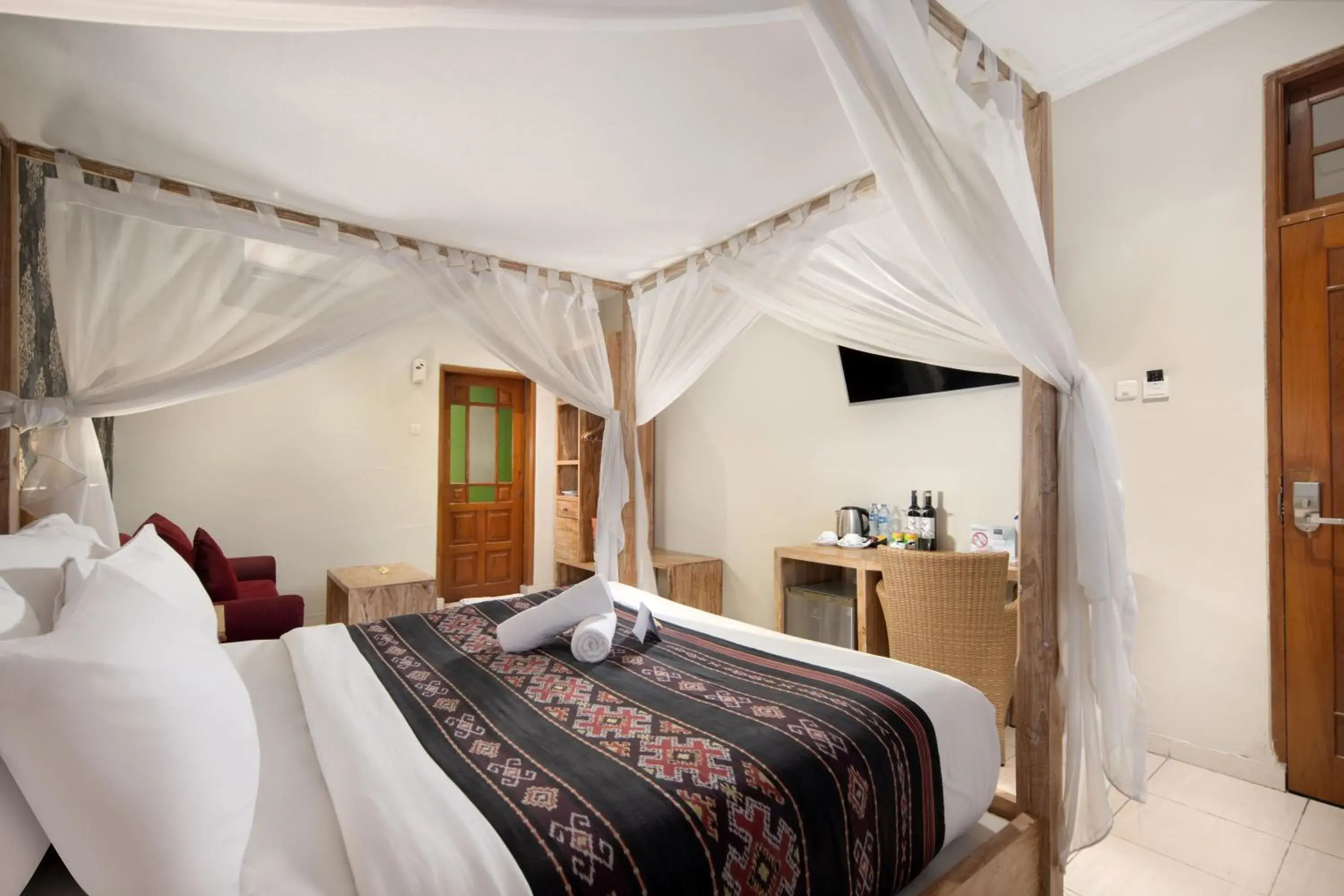 Bedroom, Bed in 18 Suite Villa Loft at Kuta Bedroom, Bed in 18 Suite Villa Loft at Kuta