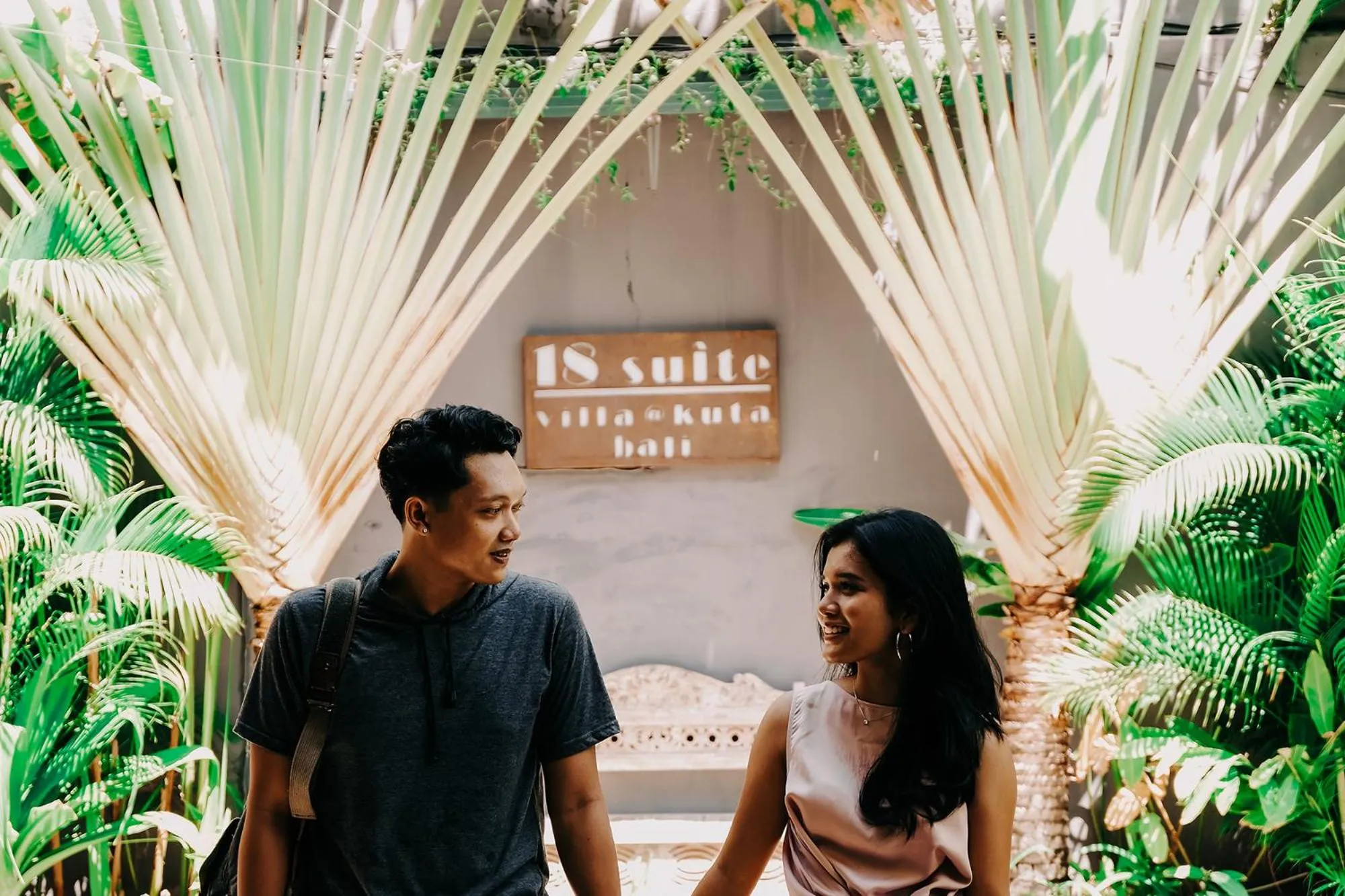 Lobby or reception in 18 Suite Villa Loft at Kuta