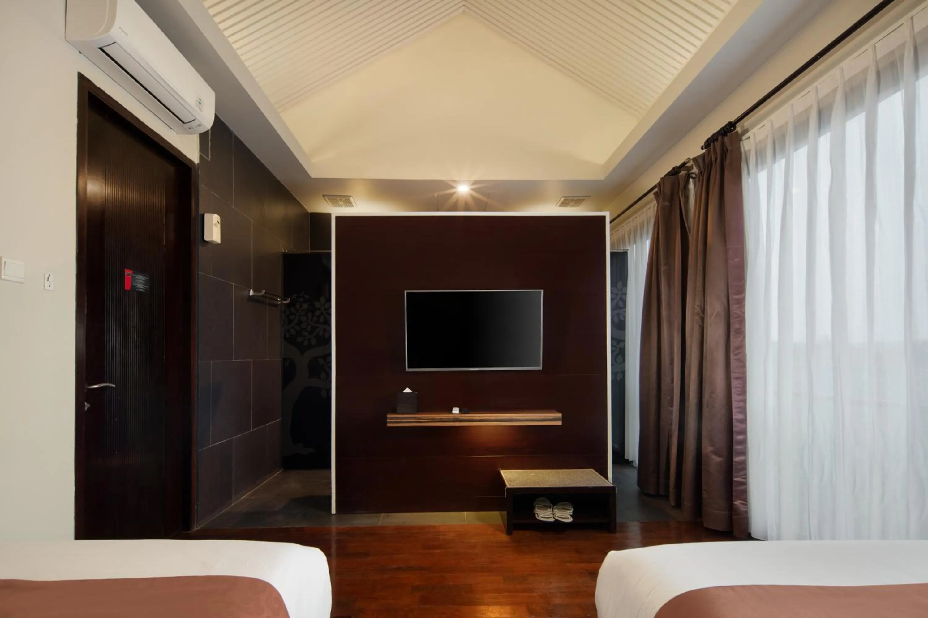 Bedroom, Bed in 18 Suite Villa Loft at Kuta