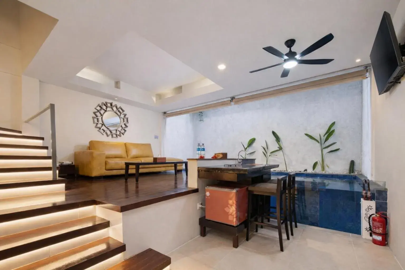 Pool view in 18 Suite Villa Kuta Pool view in 18 Suite Villa Kuta