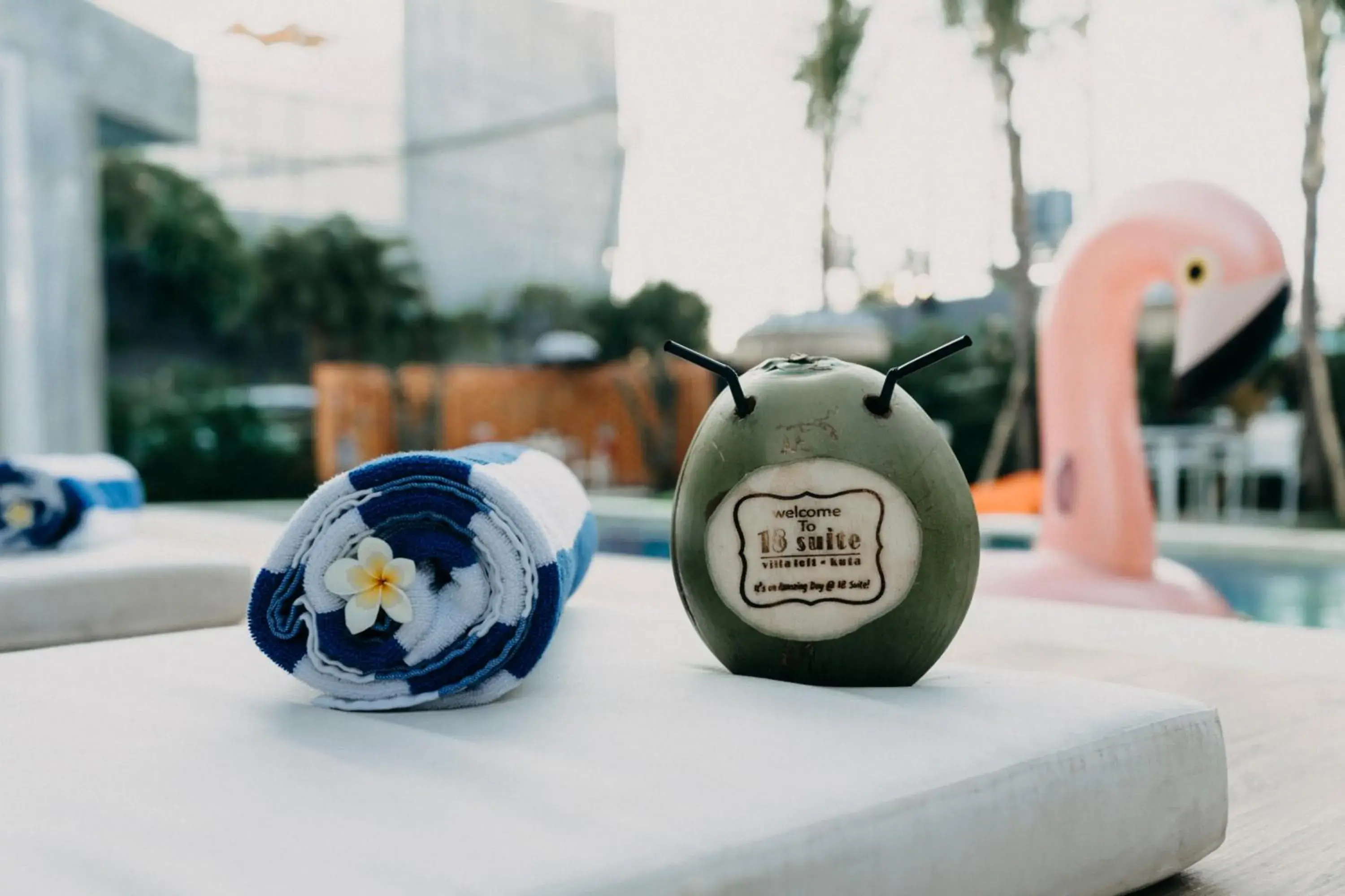 Swimming pool in 18 Suite Villa Loft at Kuta Swimming pool in 18 Suite Villa Loft at Kuta