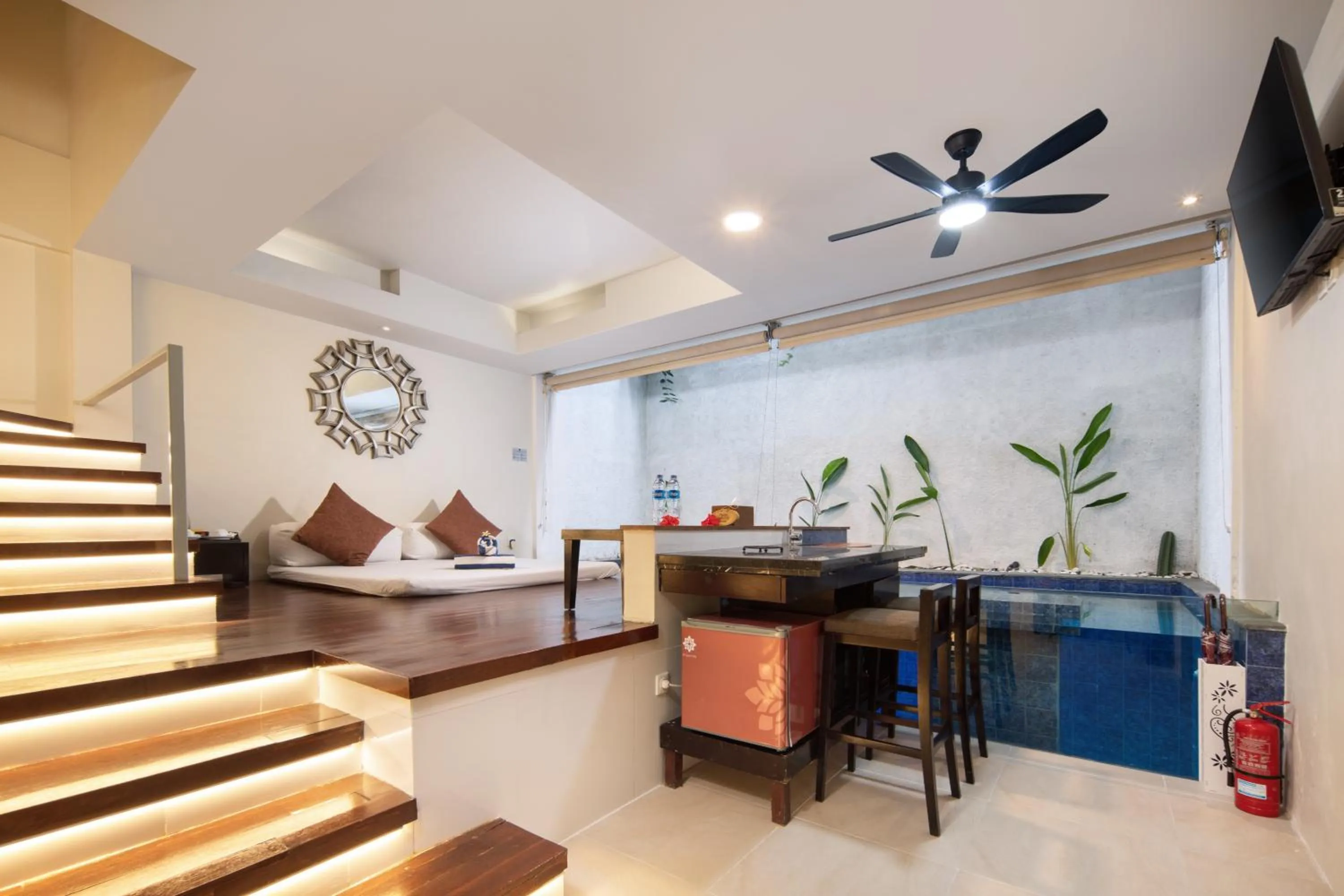 Living room in 18 Suite Villa Kuta