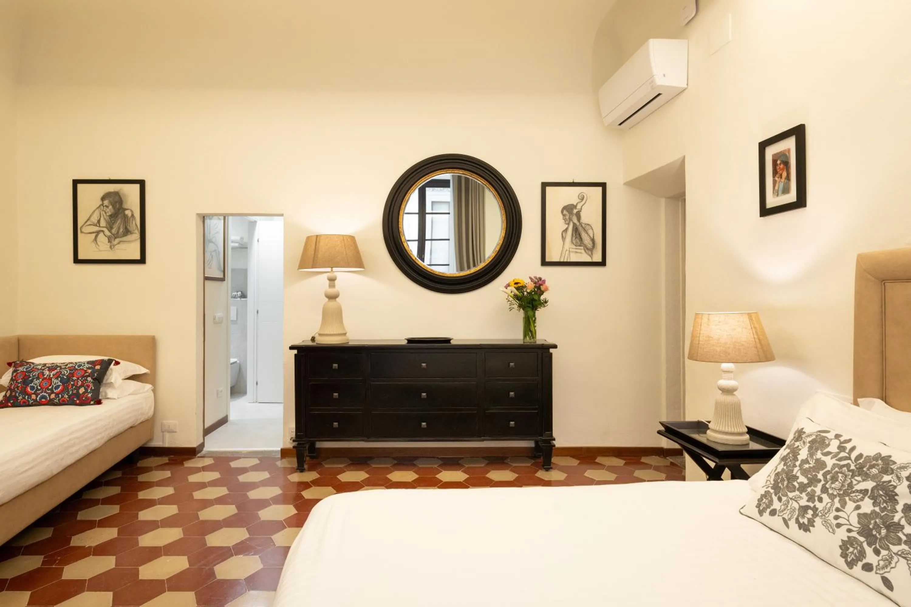 Bed in Palazzo D'Ambra Residenza d'Epoca