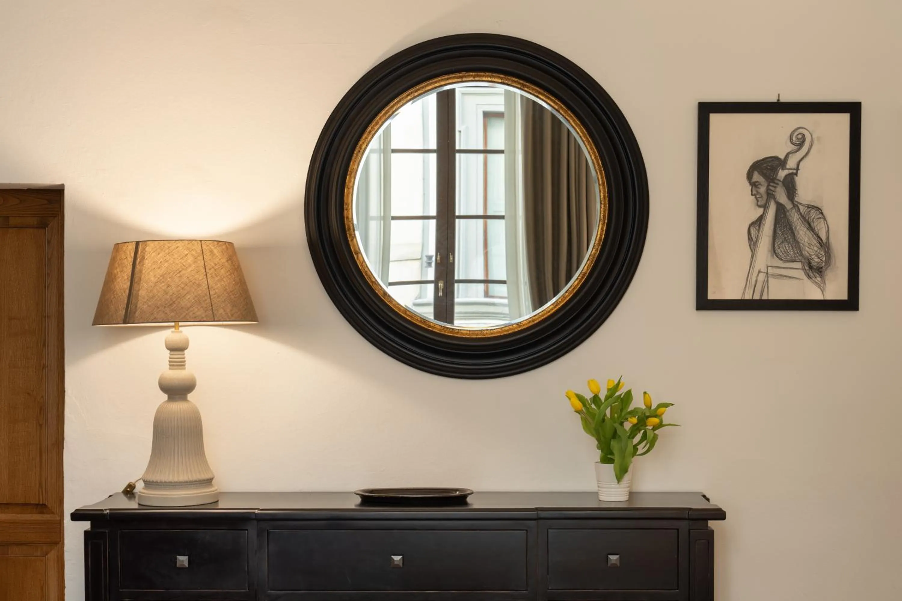 Decorative detail in Palazzo D'Ambra Residenza d'Epoca