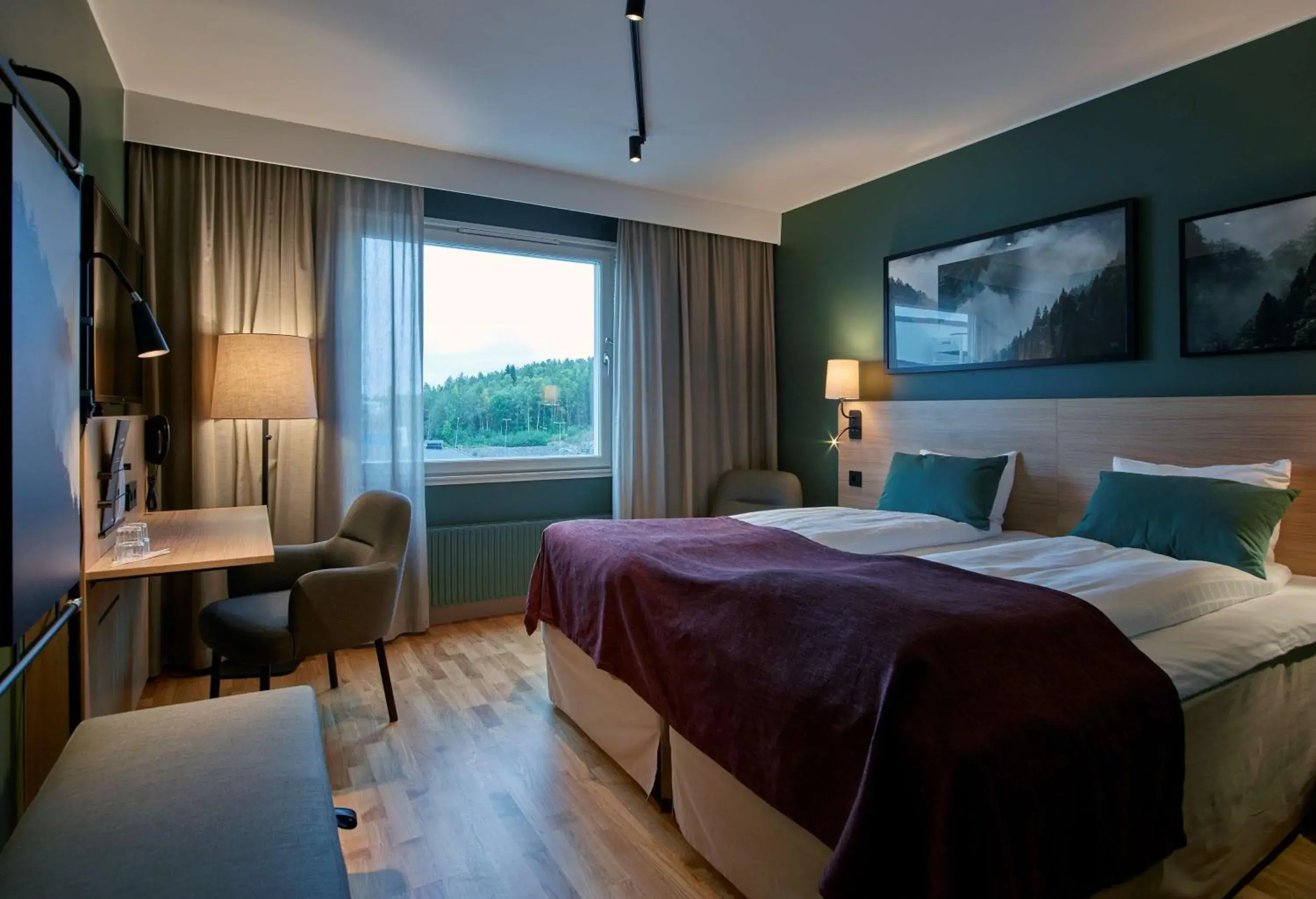 Bedroom, Bed in Scandic Örnsköldsvik Bedroom, Bed in Scandic Örnsköldsvik